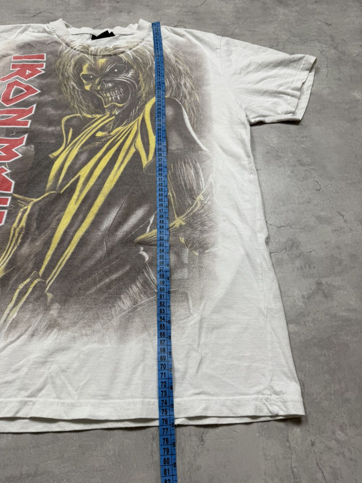 Vintage Iron Maiden Vintage T Shirt Size US XL / EU 56 / 4 - 4 Thumbnail