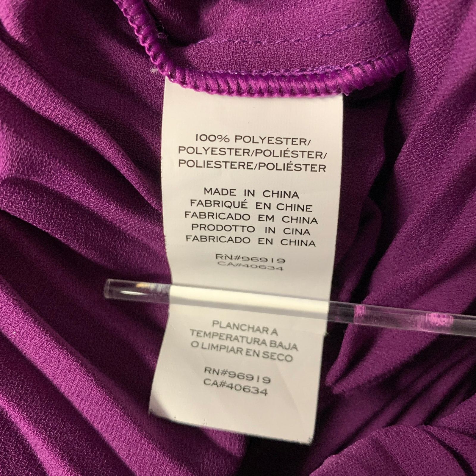 Marc Jacobs MARC JACOBS Size M Purple Polyester Pleated Skirt Size 32" / US 10 / IT 46 - 5 Thumbnail