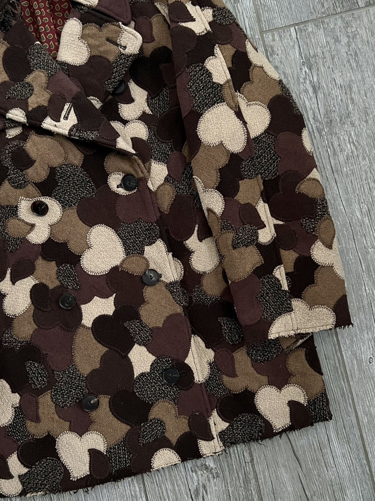 Number (N)ine AW2003 Number (N)ine Touch Me I’mSick Heart Patchwork Jacket Size US XL / EU 56 / 4 - 8 Thumbnail