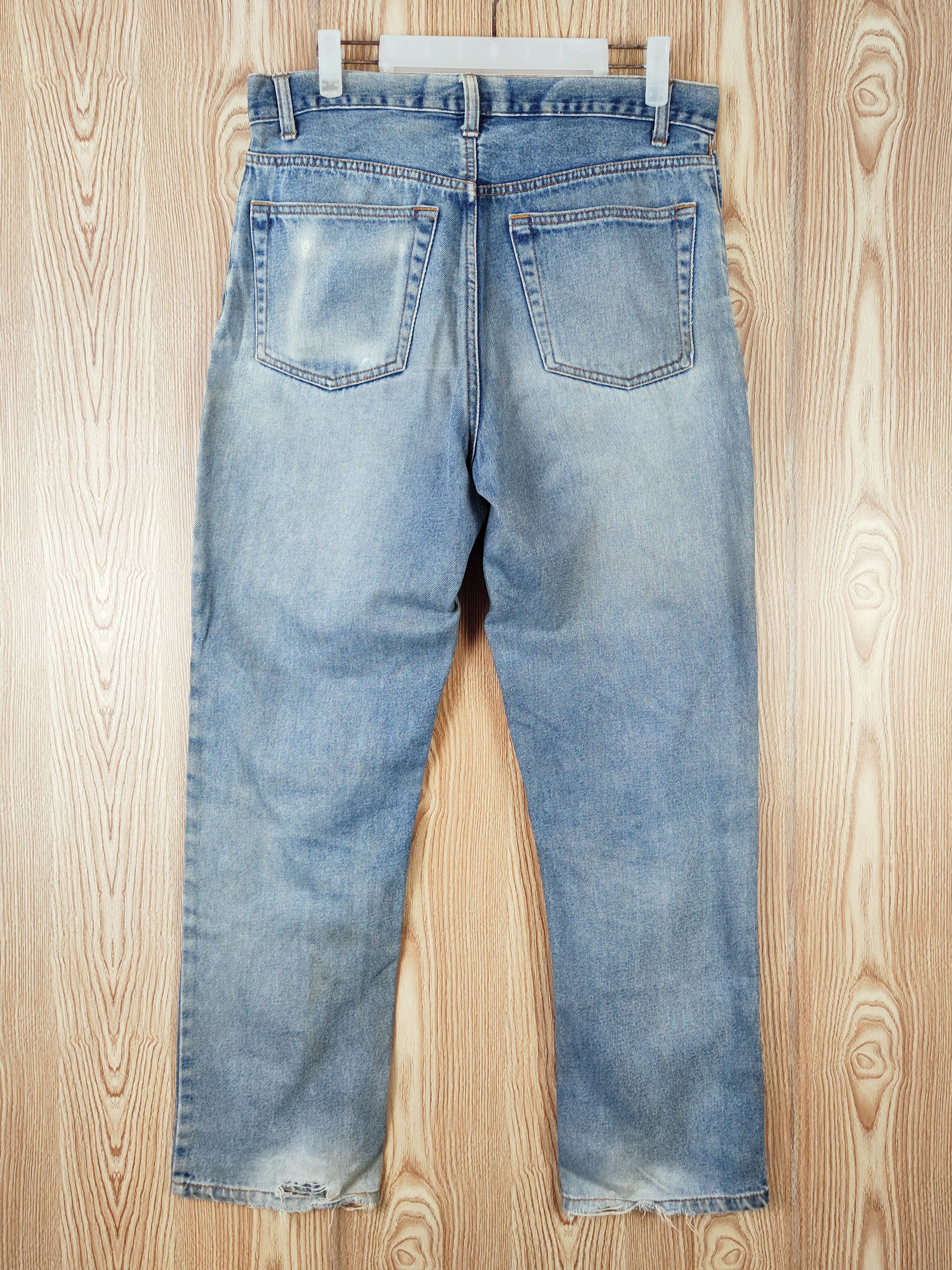 Japanese Brand Japanese Brand Blue Faded Distressed Ripped Jeans #W948 Size US 34 / EU 50 - 13 Thumbnail