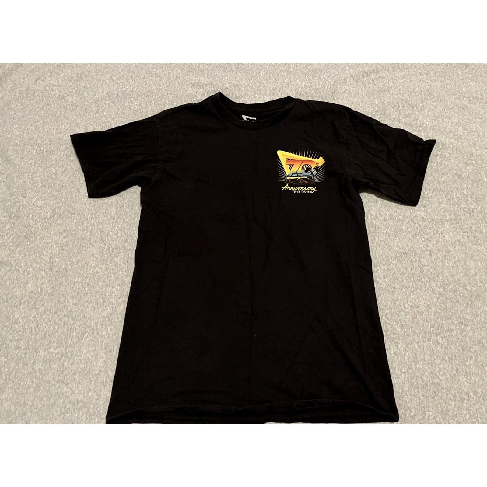 Vintage IN-N-Out Burger T-Shirt Black Crew Neck Short Sleeve 70th Anniversary Fast Food Medium Men Size US M / EU 48-50 / 2 - 2 Thumbnail