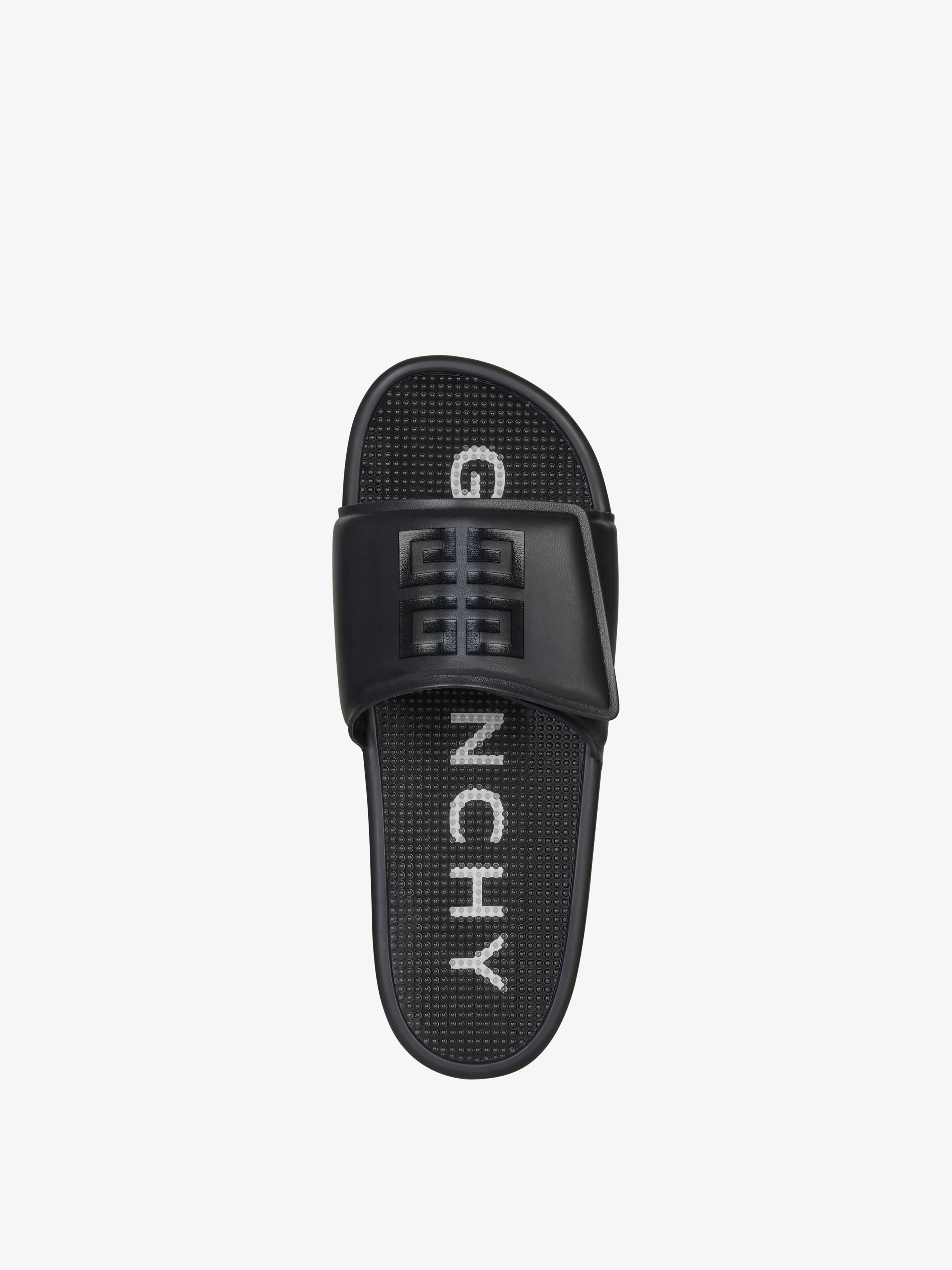 Givenchy o1w1db10325 Slide Scratch Flat Sandals in Black Size US 6 / EU 39 - 4 Thumbnail