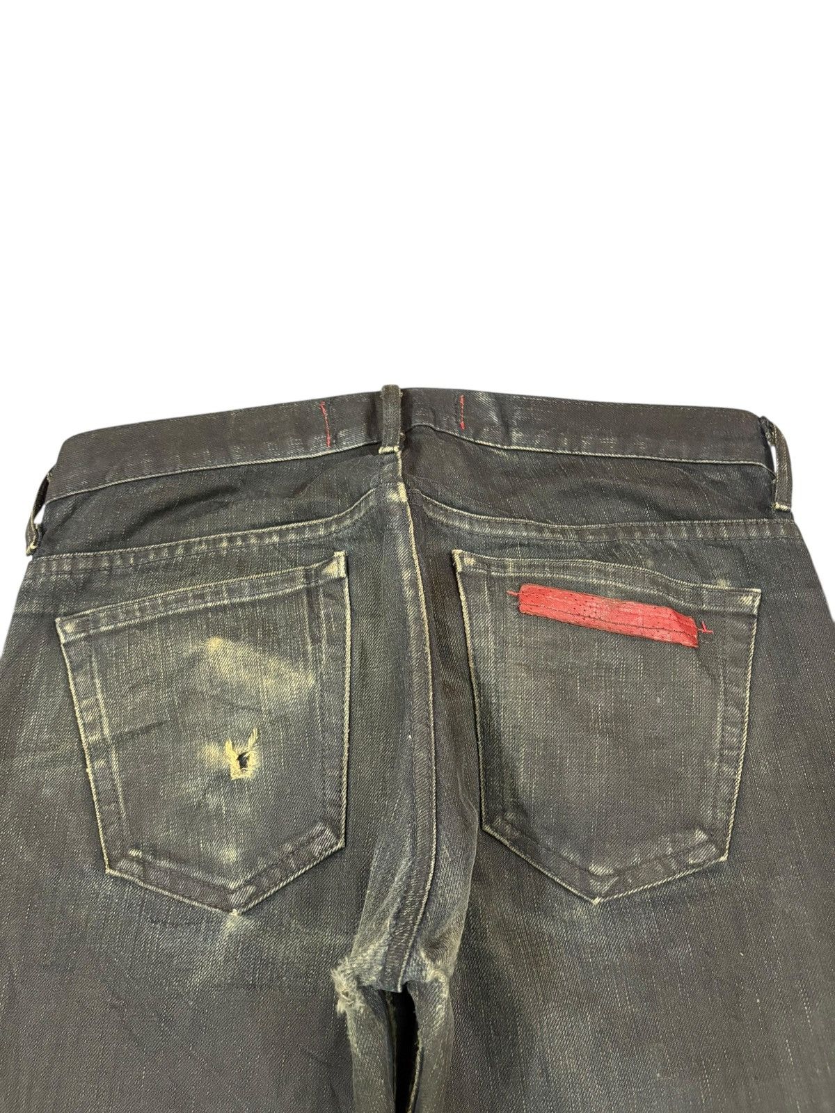 Japanese Brand Vintage Japanese Brand Mud Wash Distressed Bootcut Jeans Size US 32 / EU 48 - 8 Thumbnail