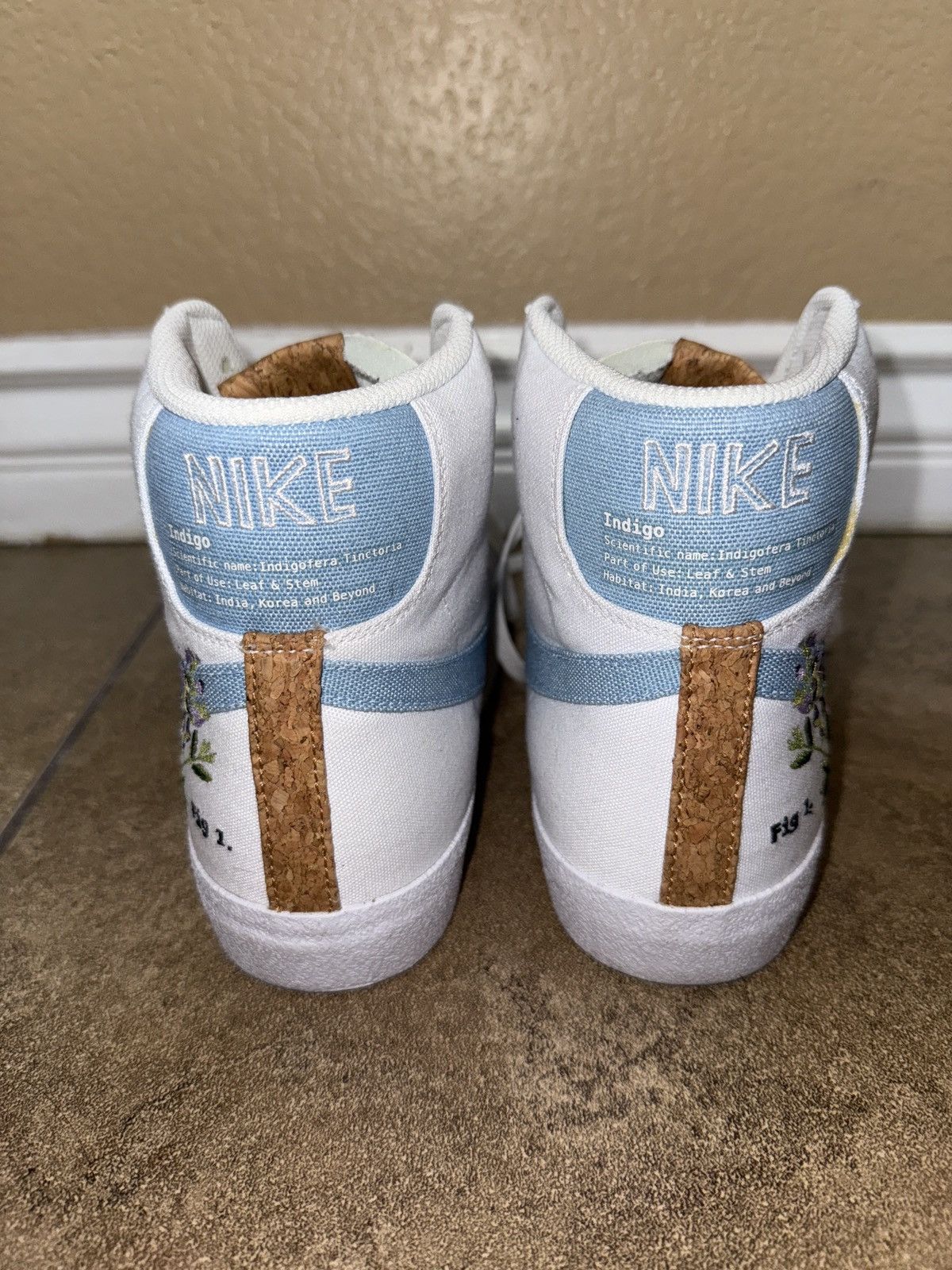 Nike Nike Blazer Mid 77 White Indigo Size US 10 / EU 43 - 5 Thumbnail