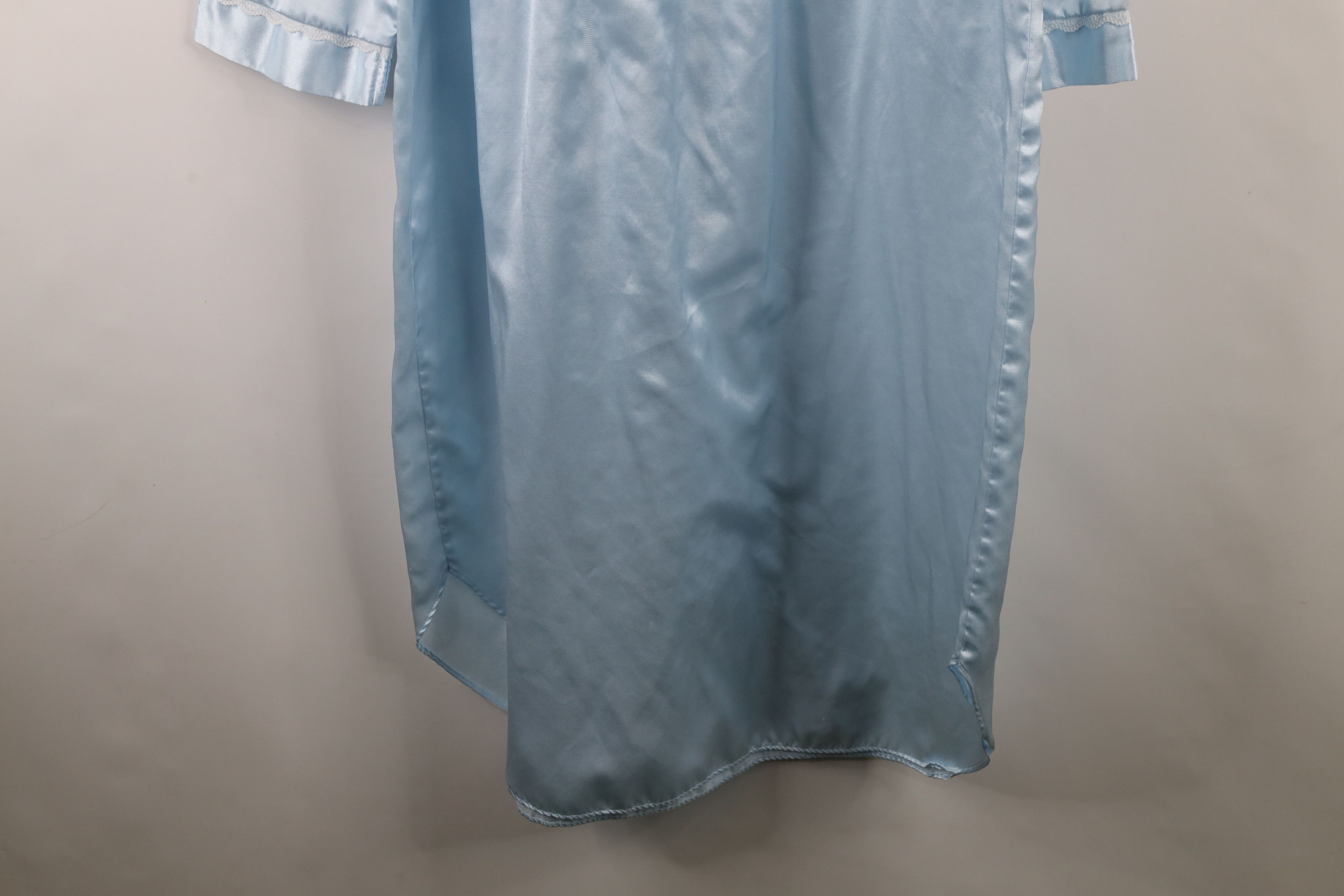 Vintage Vintage 90s Miss Elaine Flower Lace Night Gown Shirt Size M / US 6-8 / IT 42-44 - 14 Thumbnail