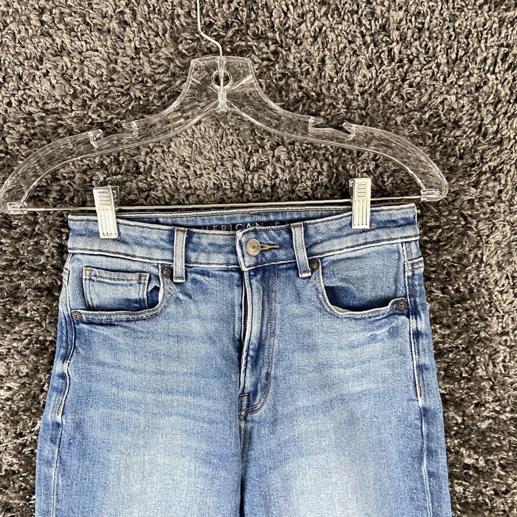 American Eagle Outfitters American Eagle Mom Jean Blue Women's 00 Size 24" / US 00 / IT 34 - 4 Thumbnail