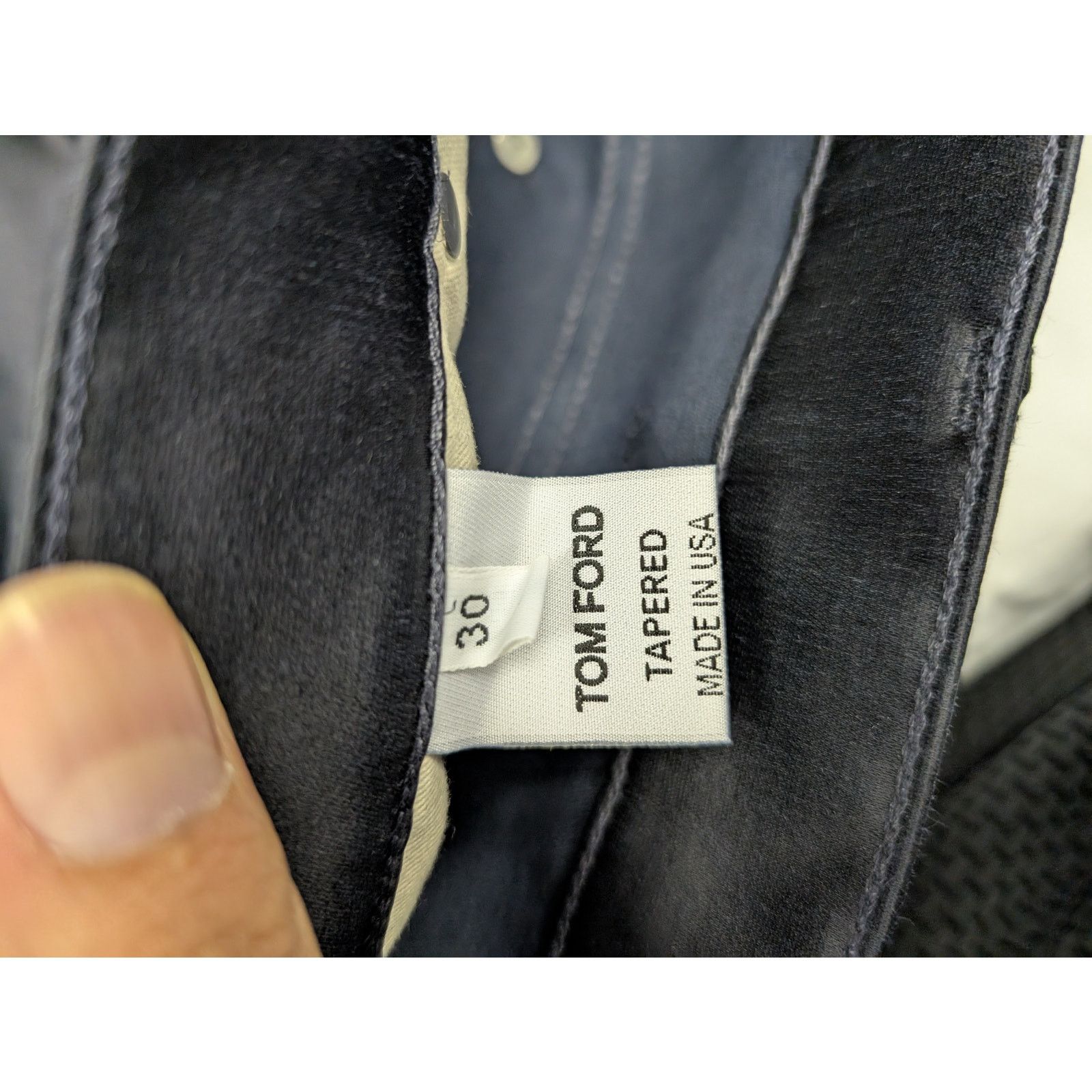 Tom Ford o1rshd1 Tapered Jean Pant in Navy Blue Size US 30 / EU 46 - 12 Thumbnail
