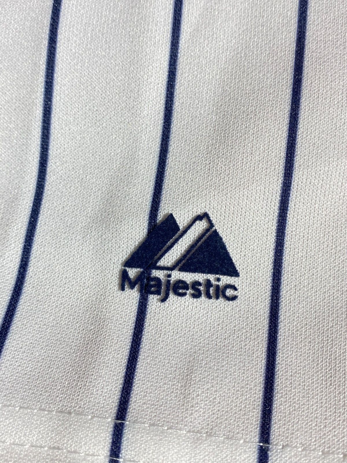 MLB 🔥 VINTAGE MLB NY YANKEES ELLSBURY JERSEY STRIPED ICONIC Size US M / EU 48-50 / 2 - 6 Thumbnail