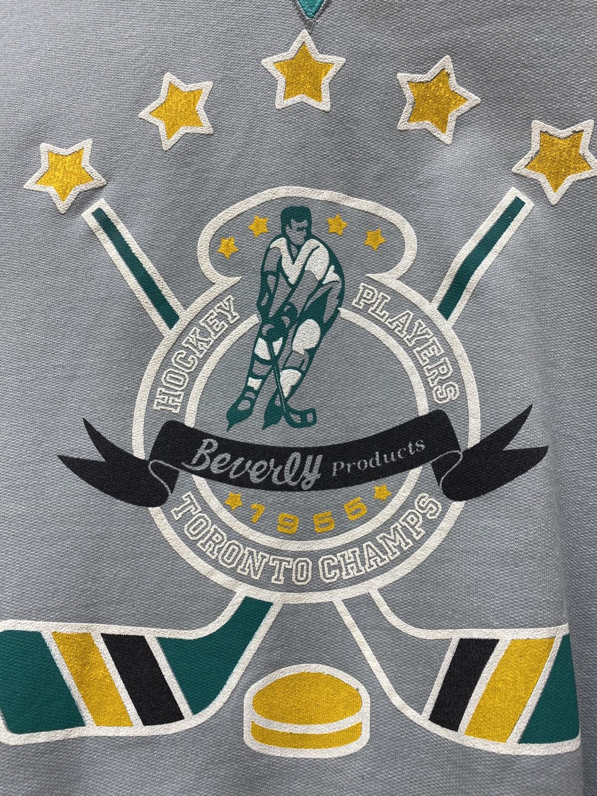NFL × NHL Vintage Beverly Toronto Champs 1955 Hockey Player Sweatshirt Size US M / EU 48-50 / 2 - 9 Thumbnail