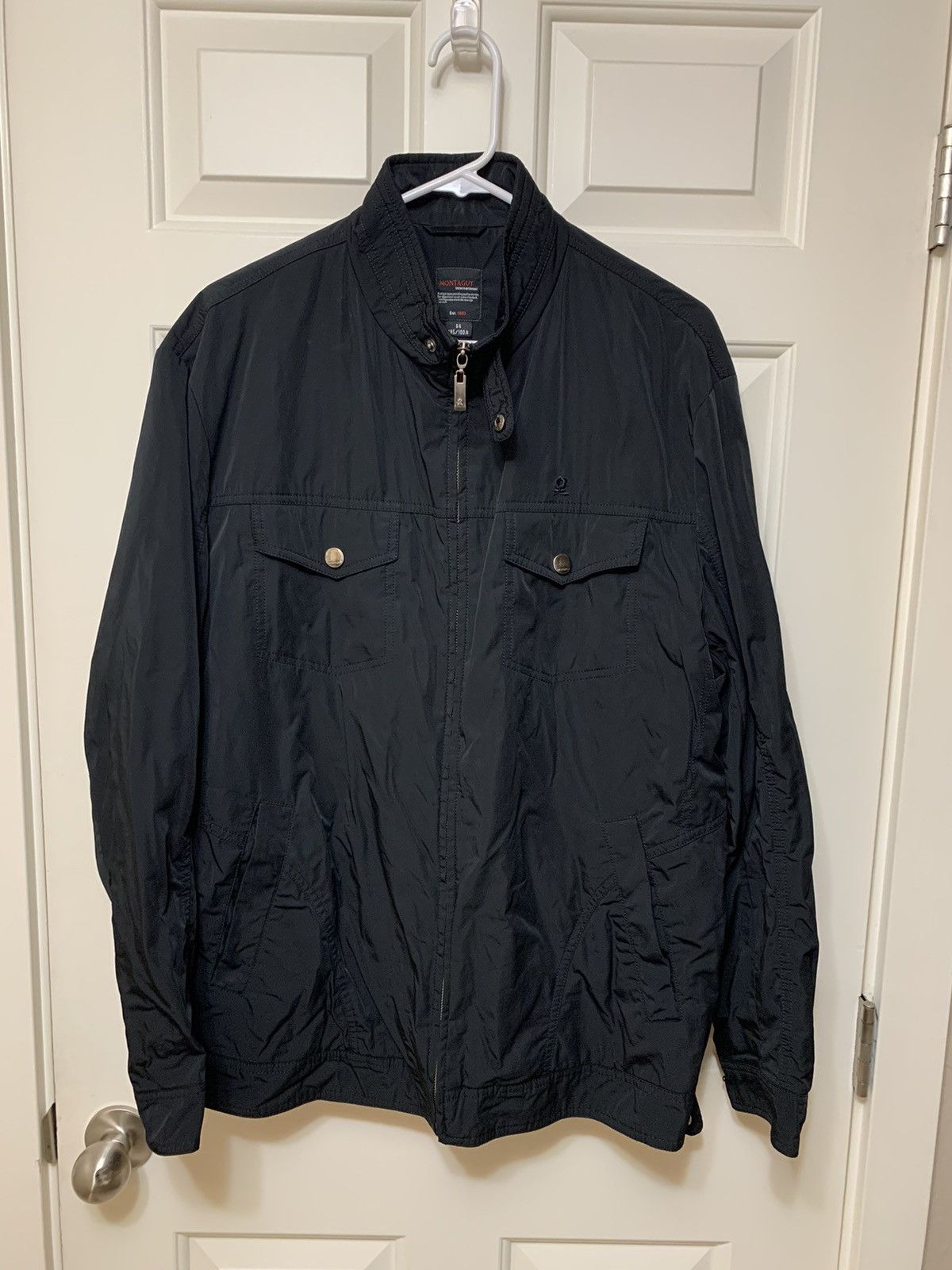 image of Montagut Nylon Jacket in Black, Men's (Size Large)