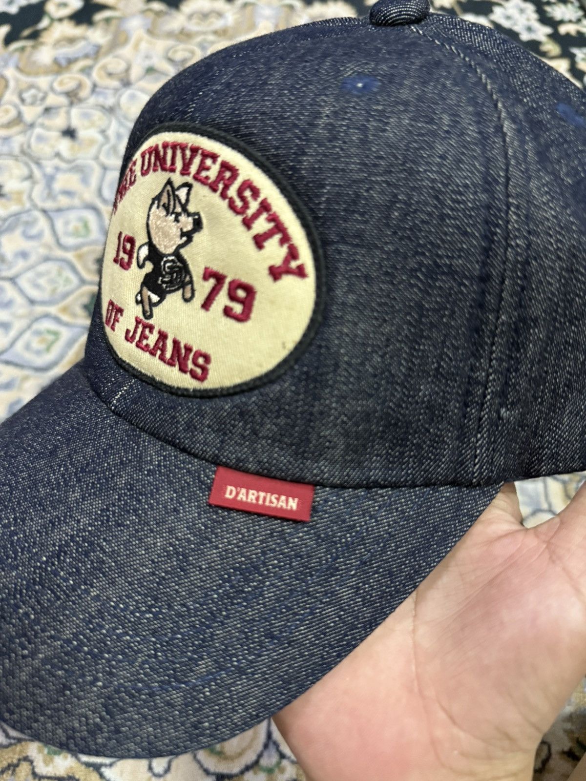 Studio D'Artisan Studio d'artisan denim cap Size ONE SIZE - 3 Thumbnail