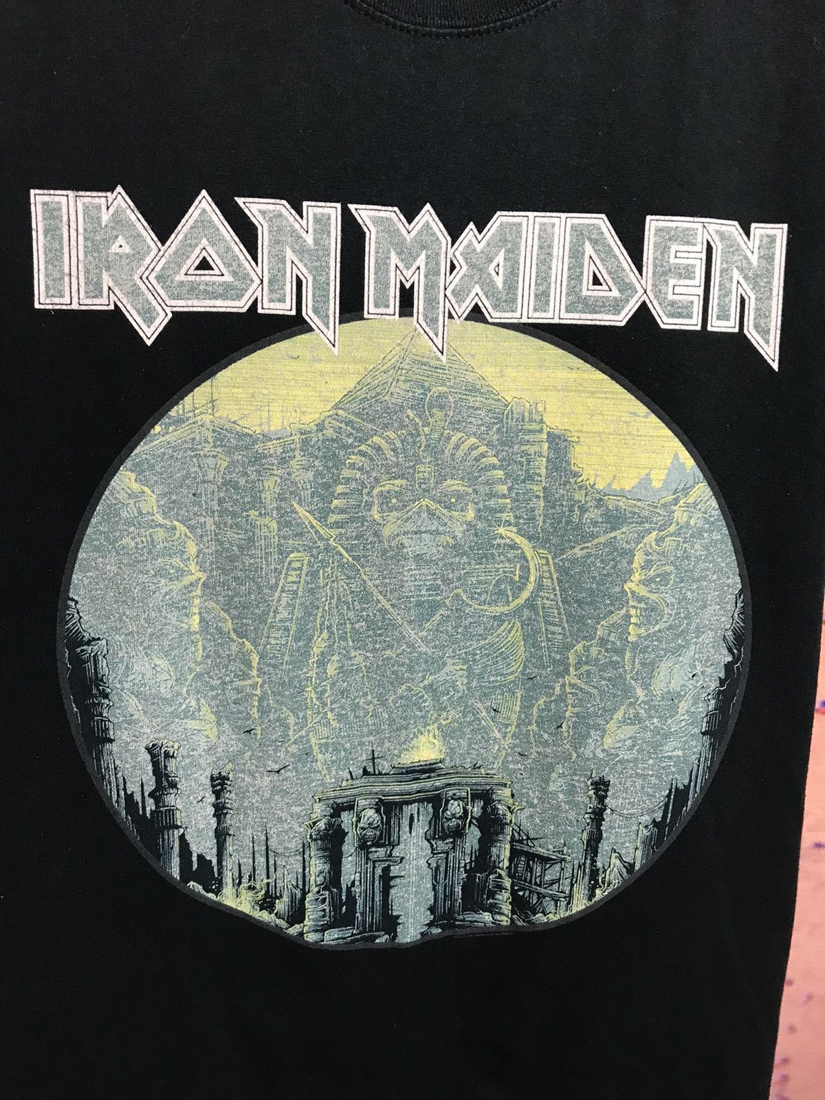 Band Tees × Iron Maiden × Vintage Vintage Iron Maiden band rock tee Size US XL / EU 56 / 4 - 3 Thumbnail