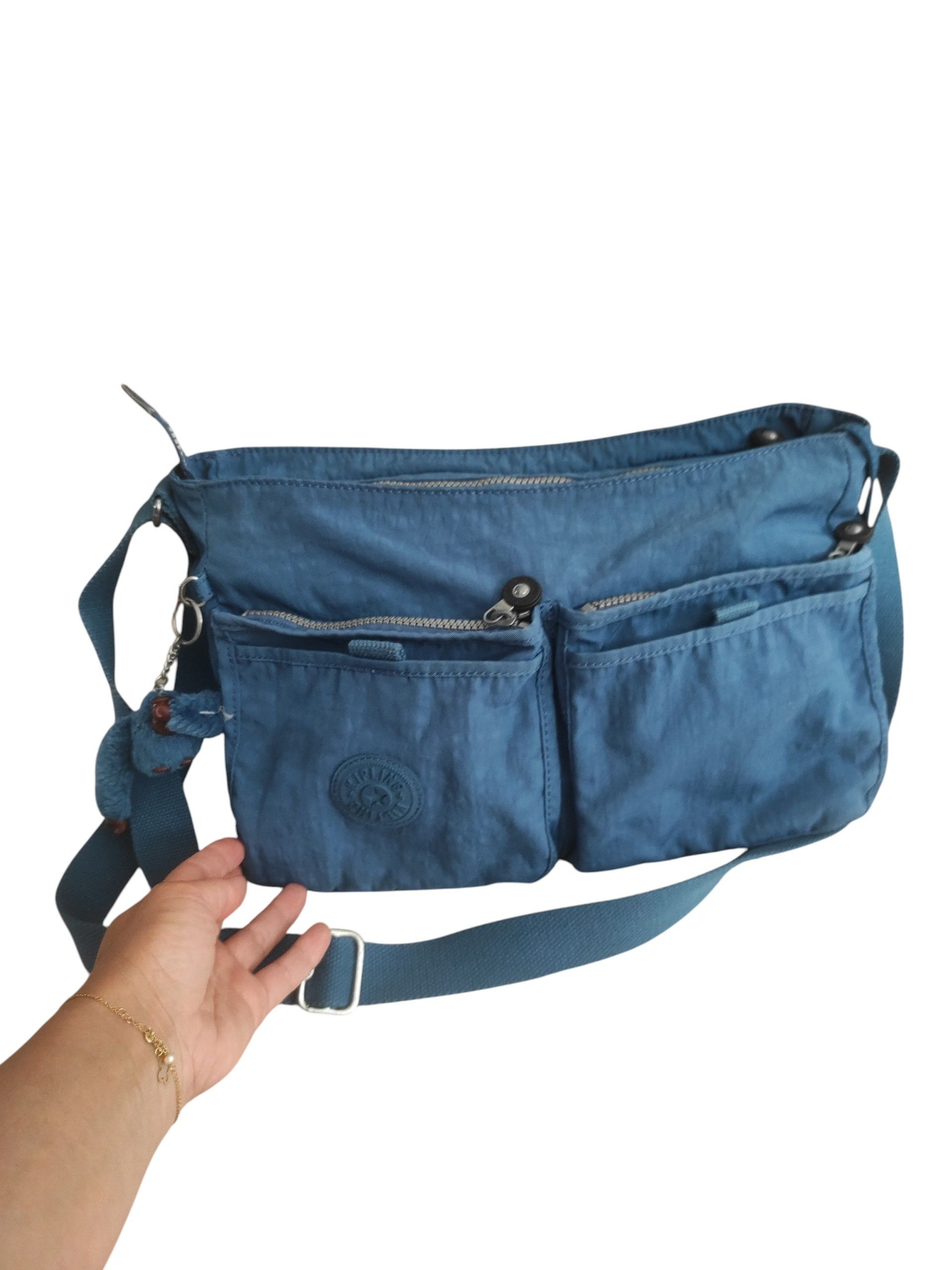 Other Kipling Shoulder Bag Women Havana Blue Multi Pockets Size ONE SIZE - 3 Thumbnail