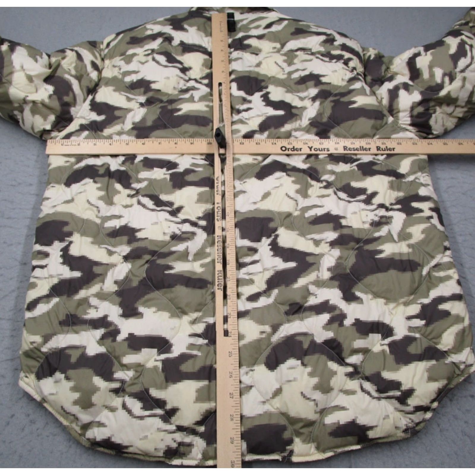 Rag & Bone VINTAGE Rag & Bone Men's XL Puffer Jacket Camouflage Insulated Down Full Zip Nylon Outdoor Winter Fall Spring Men Size US XL / EU 56 / 4 - 6 Thumbnail