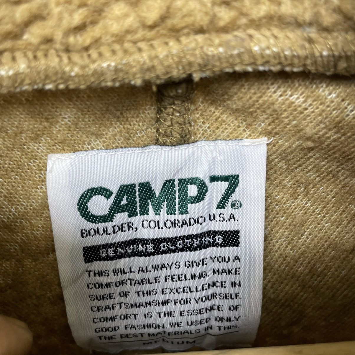 Japanese Brand × Vintage 💥Vintage Camp 7 Deep Pile Jacket Made In Usa Size US M / EU 48-50 / 2 - 4 Thumbnail