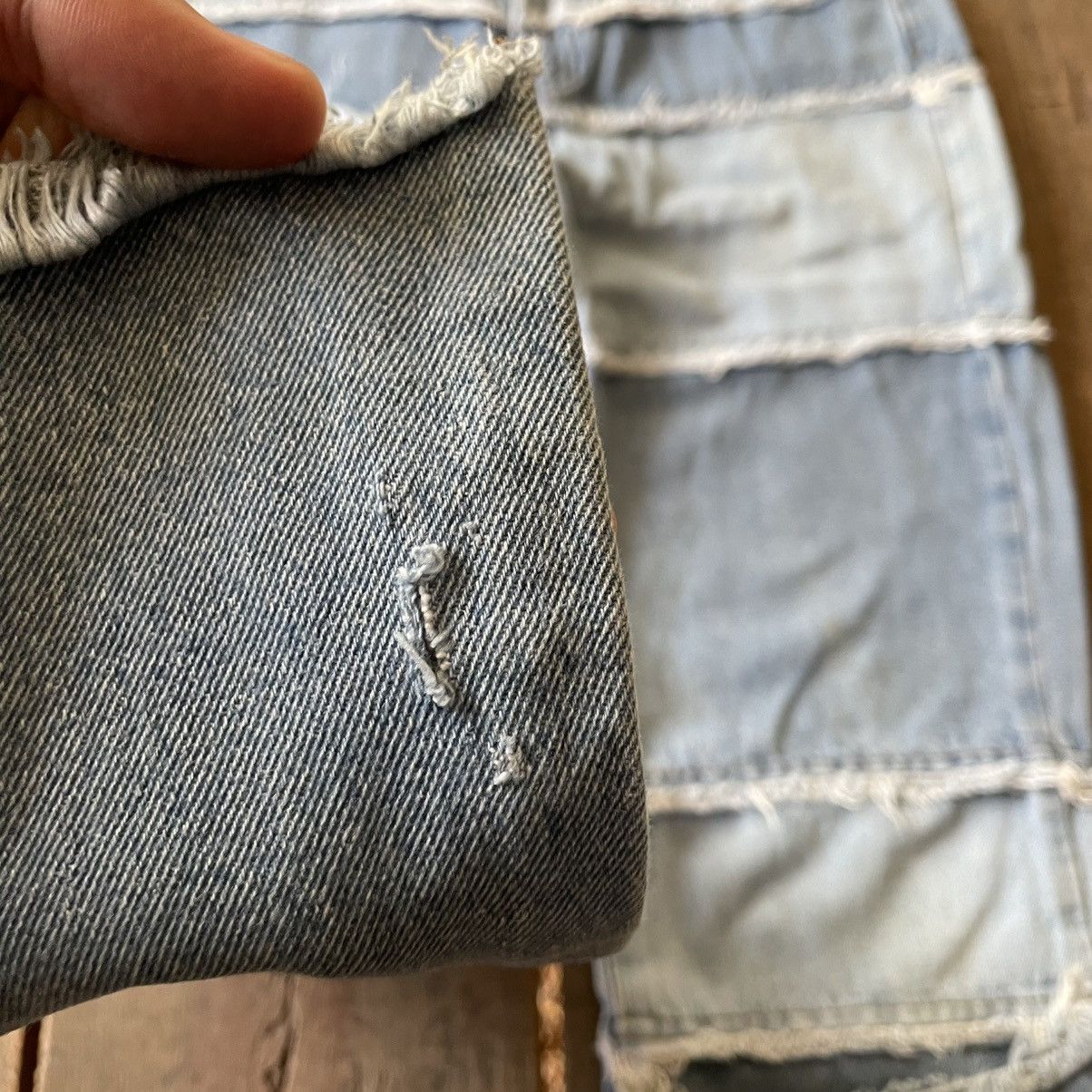 Japanese Brand 🔥🇯🇵Rare Unbrand Hagi Stylish Distress Women Denim Jeans Size 28" / US 6 / IT 42 - 8 Thumbnail