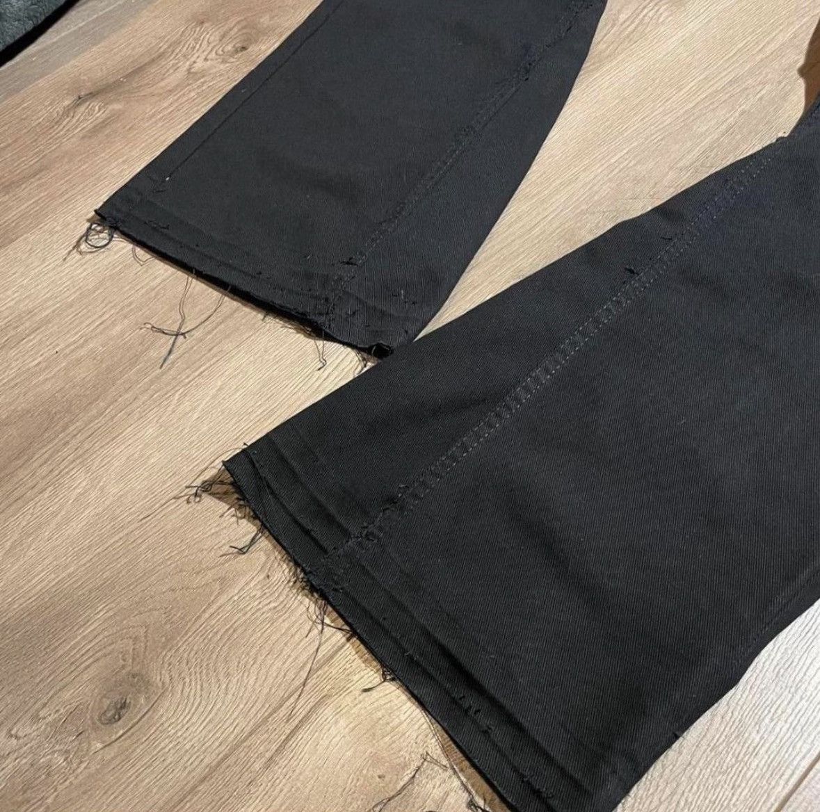 Other Custom Black Flared Jeans Size US 34 / EU 50 - 3 Thumbnail