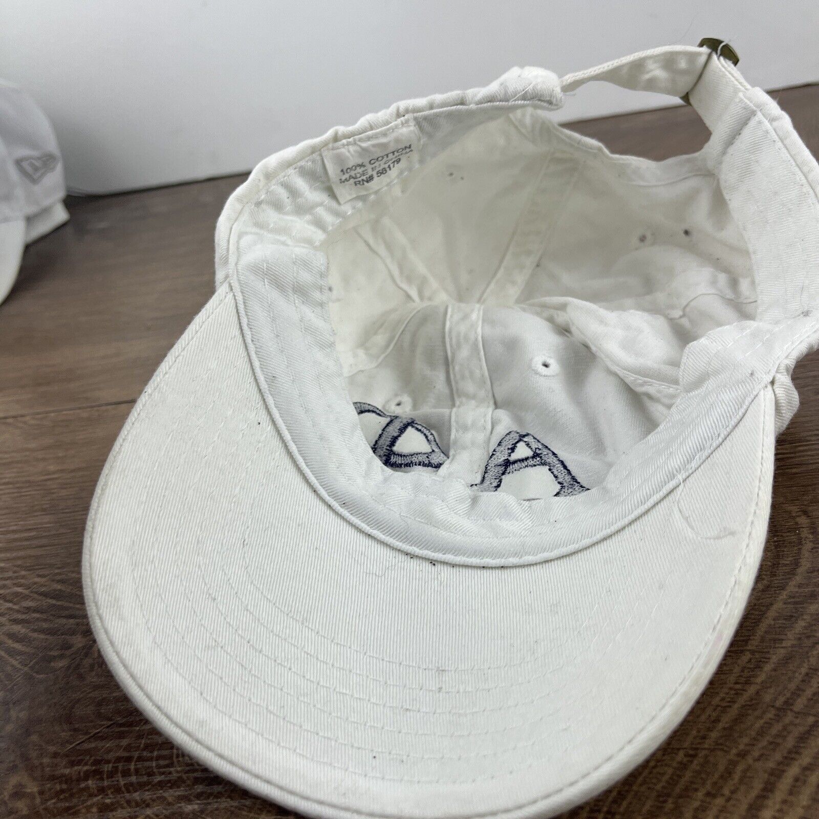 Other Alphi Phi Hat White Hat Adjustable Adult Size Hat White Cap Size ONE SIZE - 11 Thumbnail