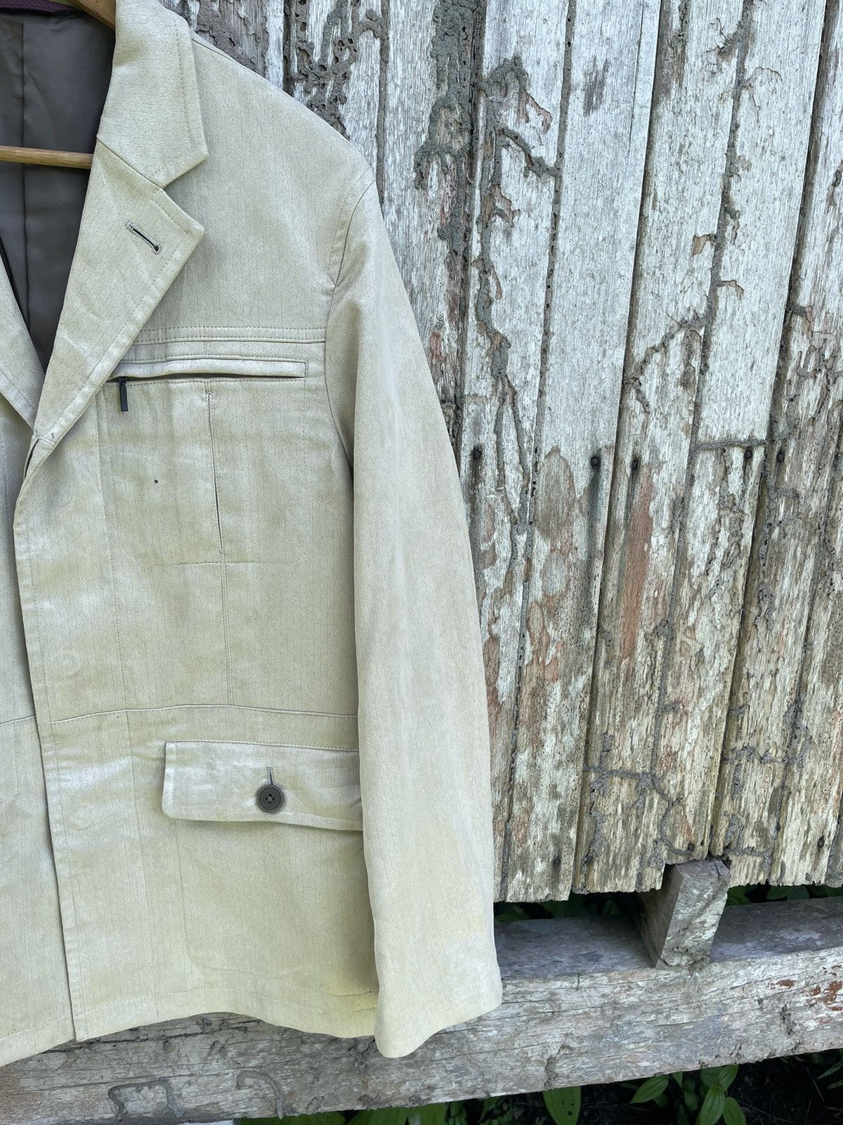 Japanese Brand Kansai Yamamoto Sissy Beige Work Jacket Size M Size US M / EU 48-50 / 2 - 5 Thumbnail