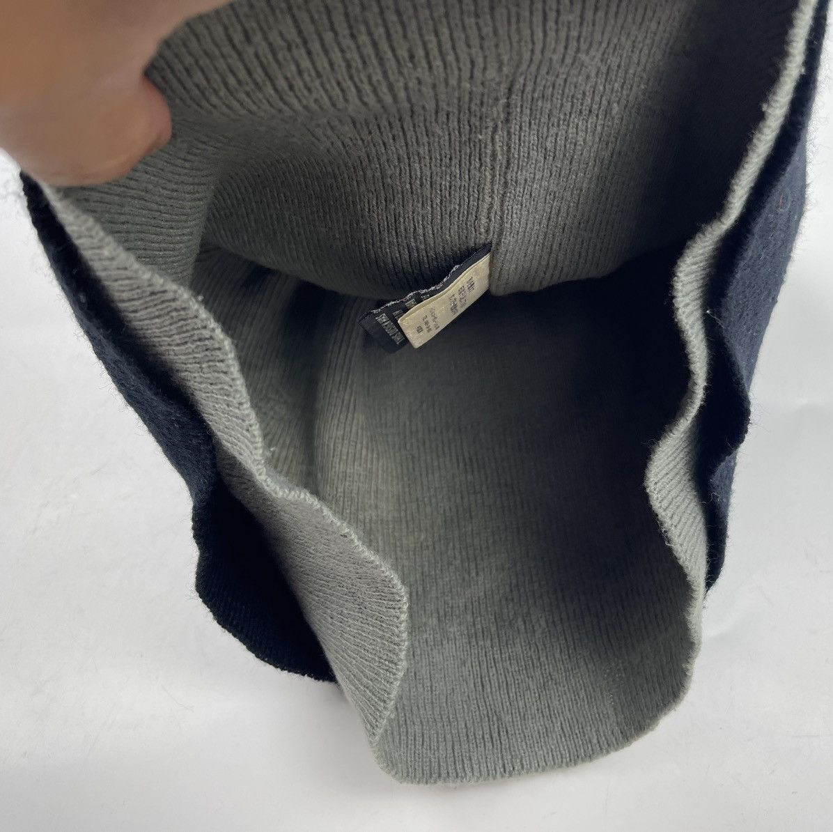 Japanese Brand distressed peakaboo single eye beanie hat Size ONE SIZE - 10 Thumbnail