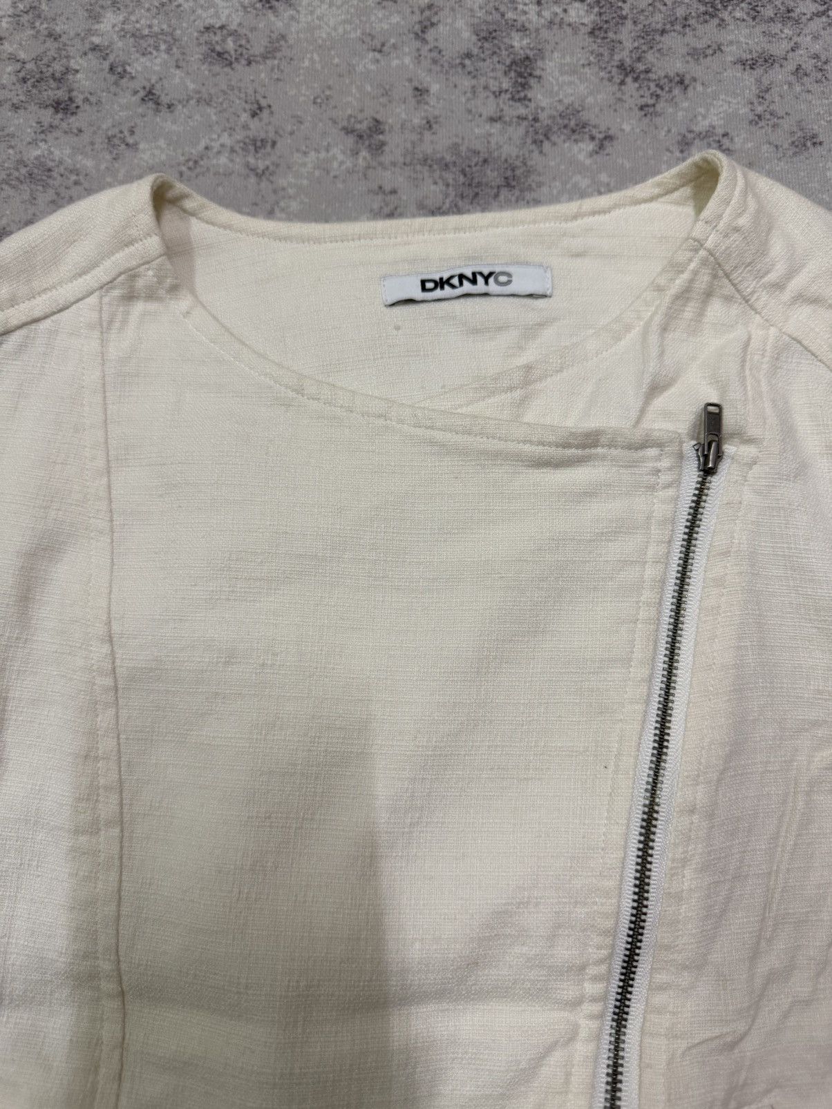 DKNY DKNYC LINEN JACKET Size XS / US 0-2 / IT 36-38 - 6 Thumbnail