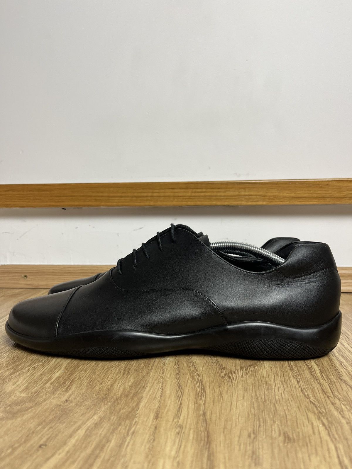 Prada Prada Men's Toblach Leather Sneakers Size 13US Size US 13 / EU 46 - 2 Thumbnail