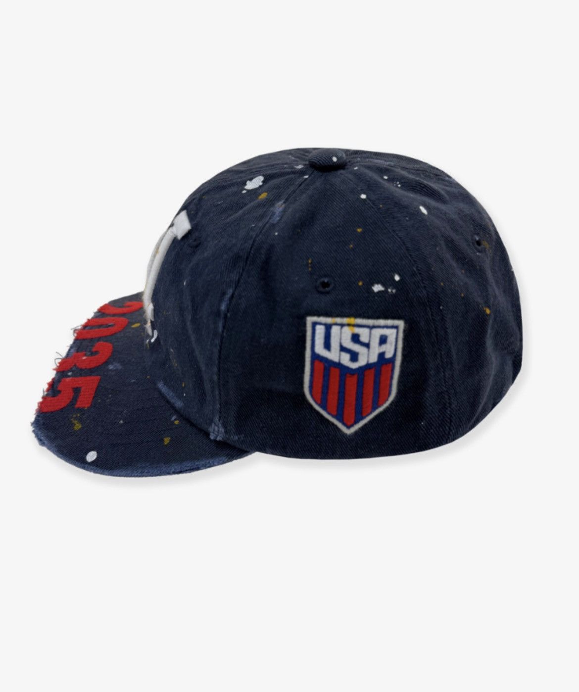 PROJECT G/R WIDE THROWBACK CAP - NAVY hat Size ONE SIZE - 4 Thumbnail