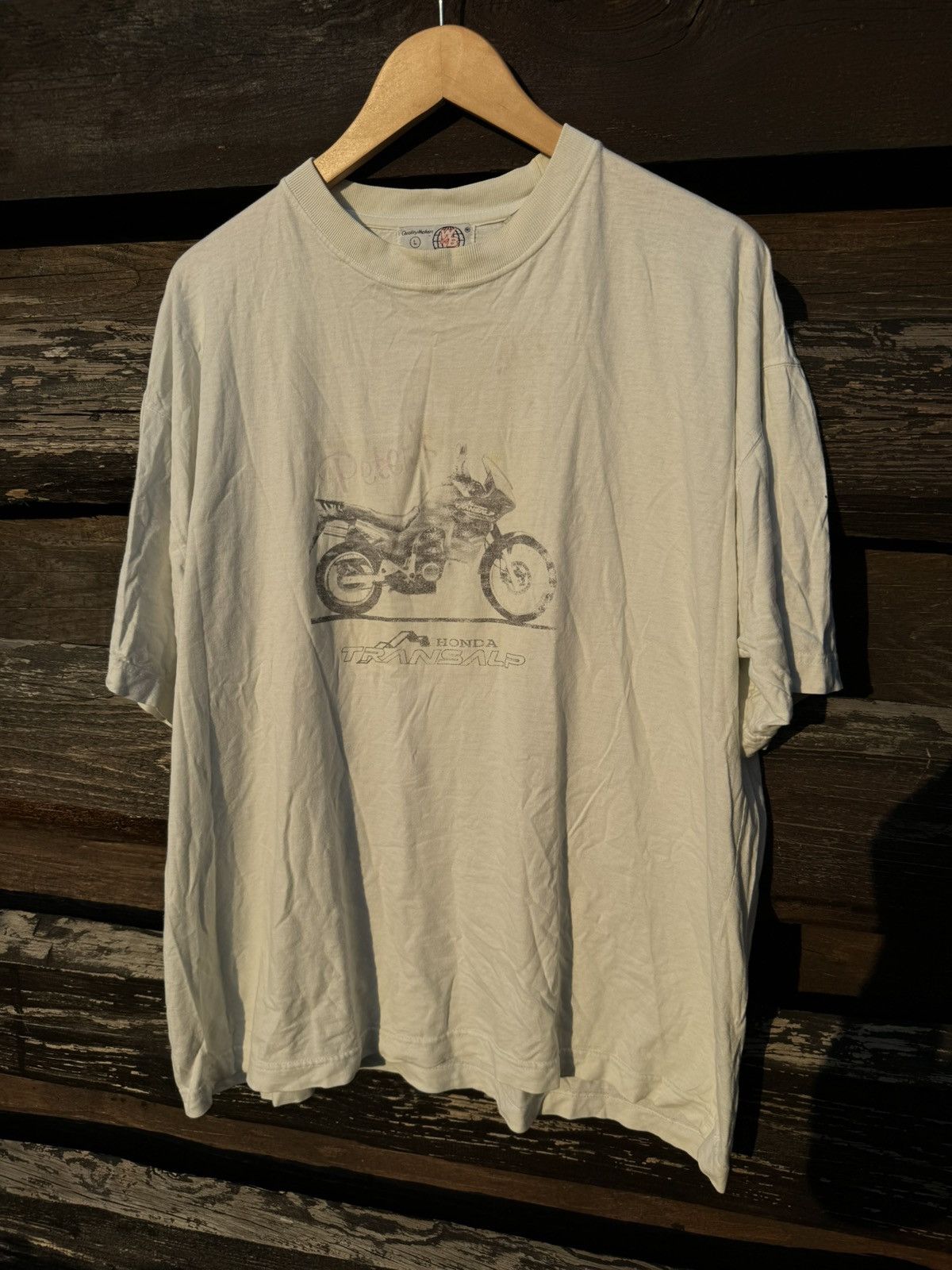 Vintage 90’s Vintage Honda Transalp Promo Moto Racing tee Size US L / EU 52-54 / 3 - 10 Thumbnail
