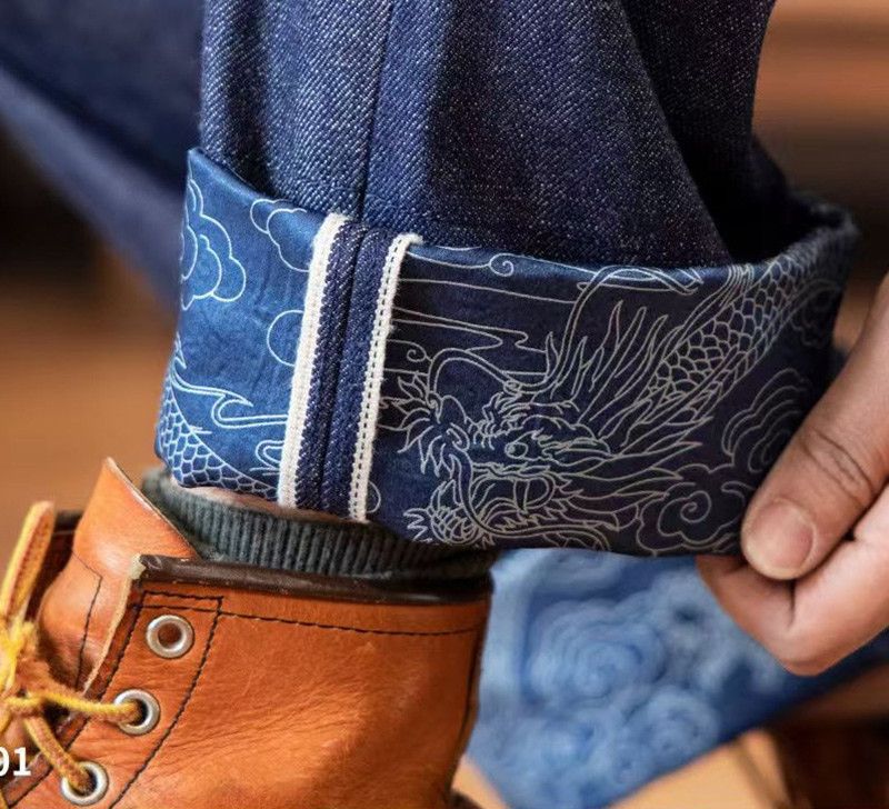 Designer × Japanese Brand 140z Natural Indigo Selvedge Denim Size US 32 / EU 48 - 3 Thumbnail