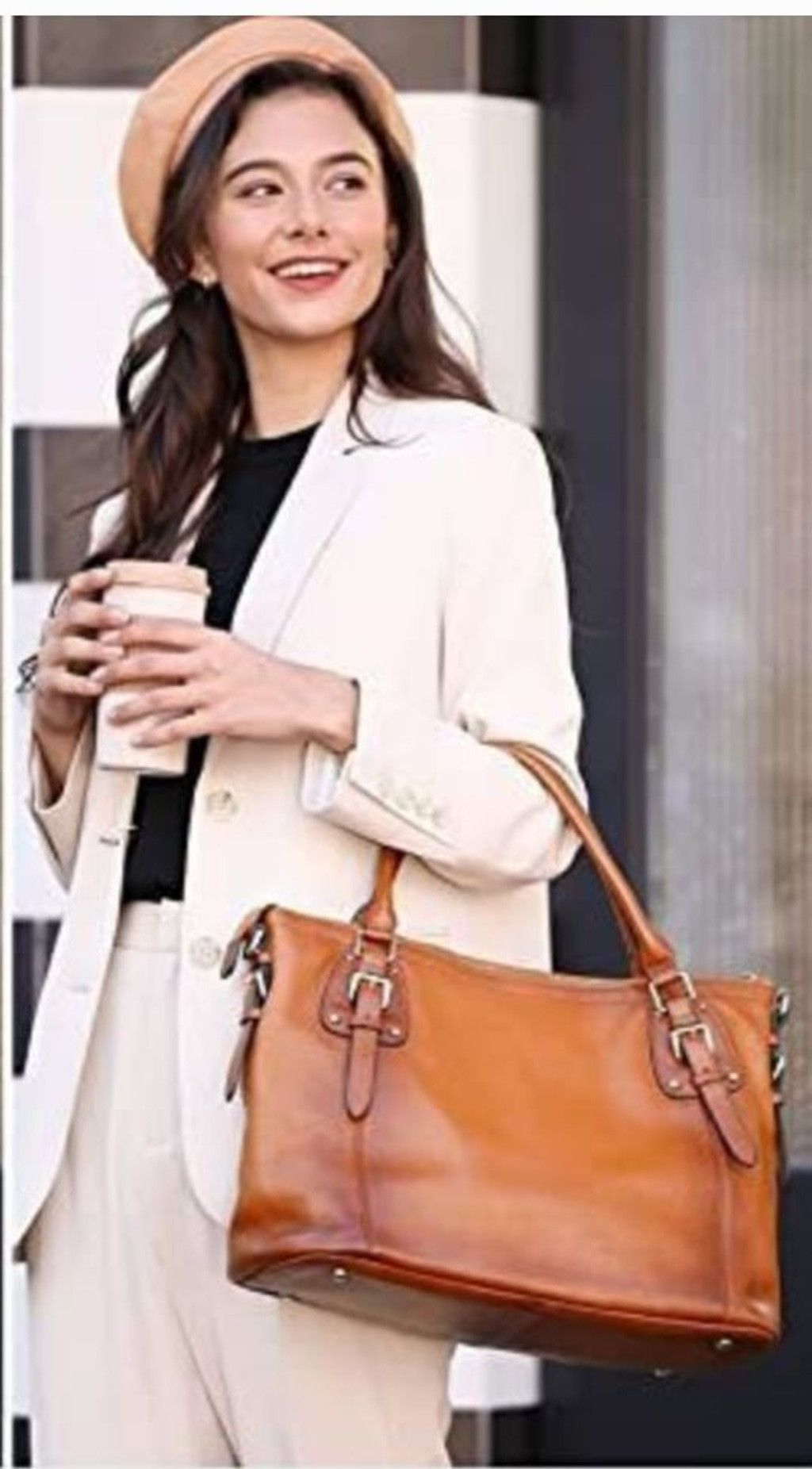 Katie Eary Kattee Pebbled Leather Shoulder Bag Size ONE SIZE - 2 Thumbnail