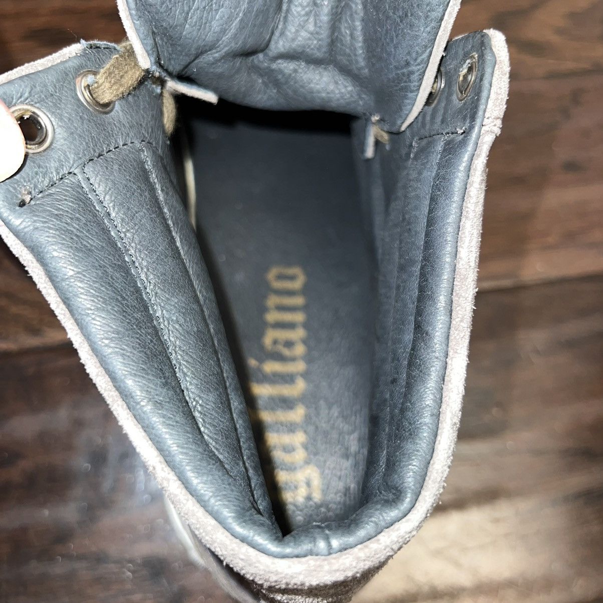John Galliano Galliano Men’s Genuine Leather Sneakers Size US 13 / EU 46 - 8 Thumbnail