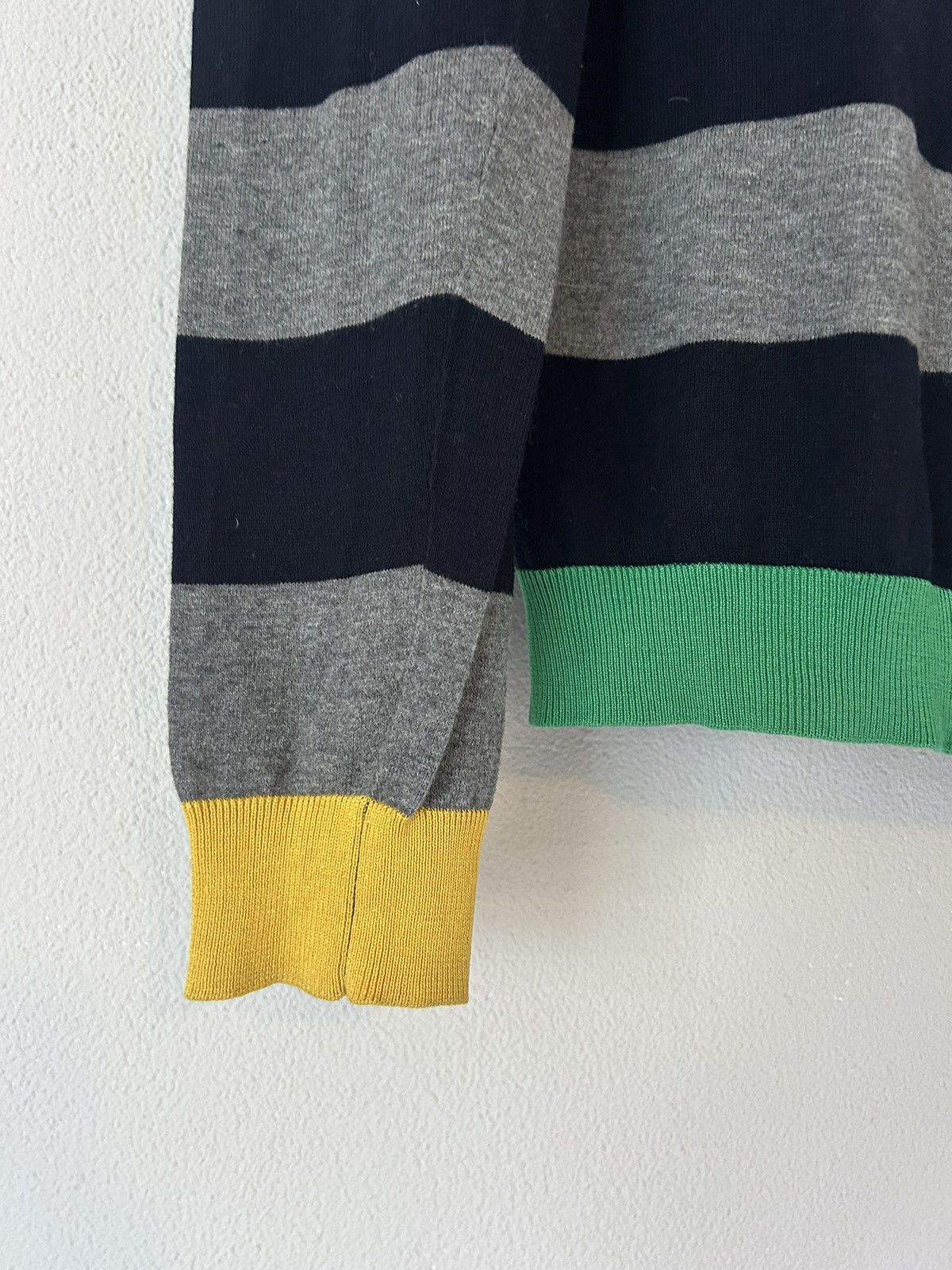 Moschino Colorblock Striped Crewneck Size US M / EU 48-50 / 2 - 6 Thumbnail