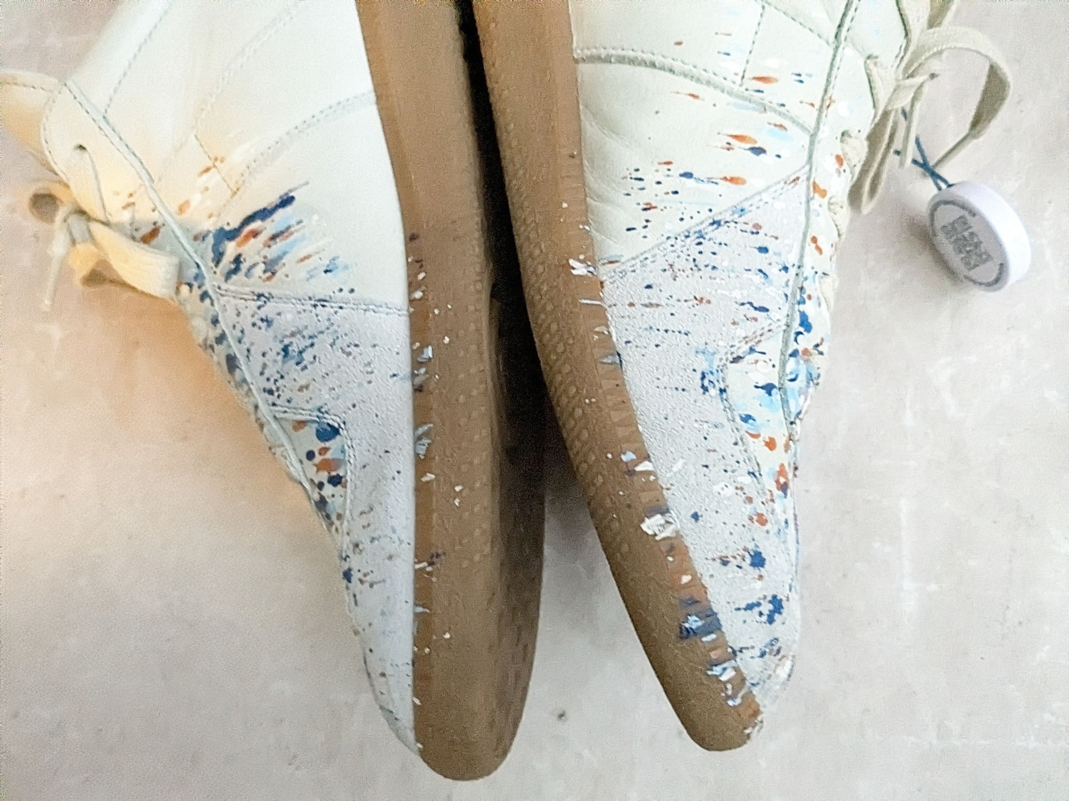 Maison Margiela Maison Margiela Replica GAT Paint Splatter Gray 10 43 Size US 10 / EU 43 - 13 Thumbnail