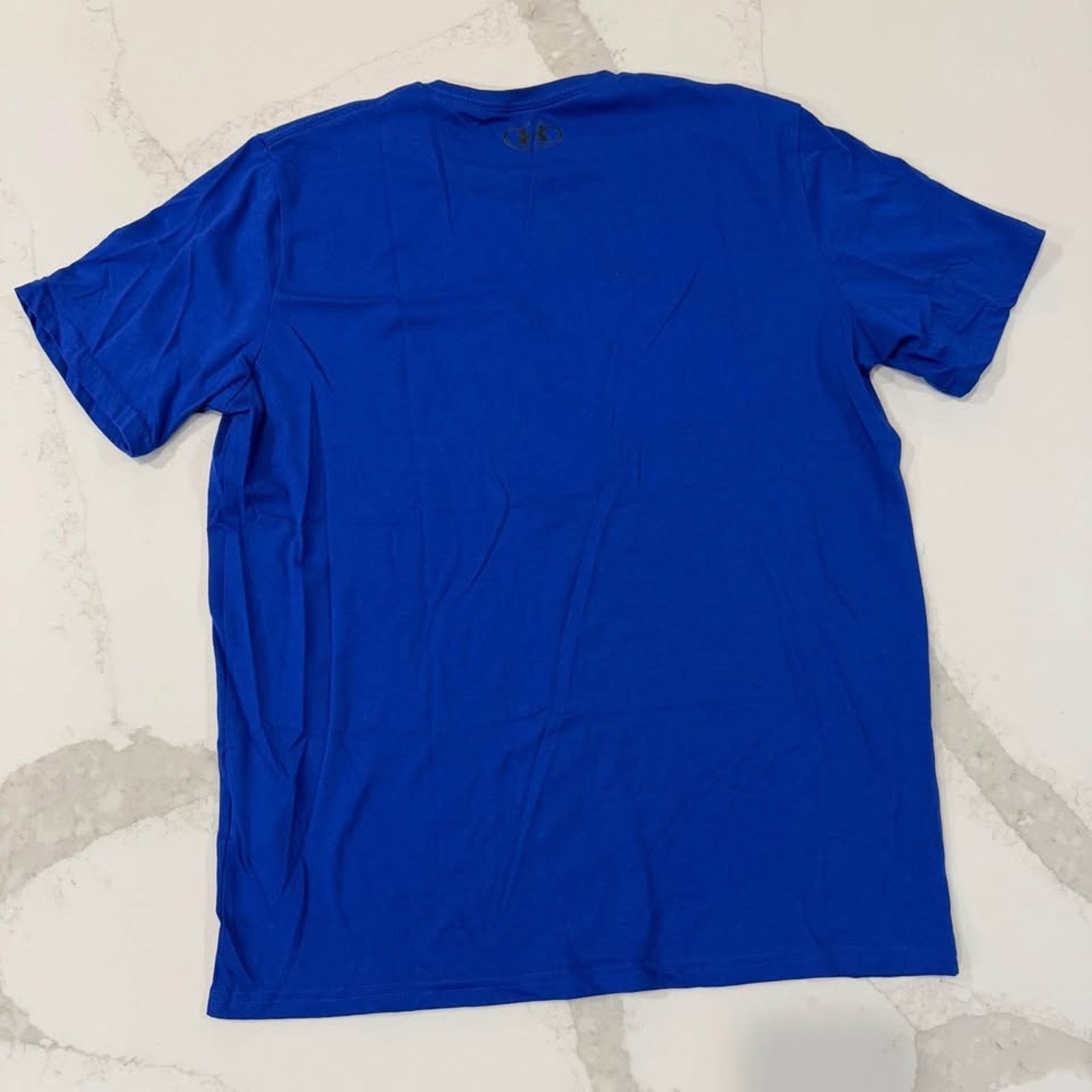 Under Armour Under Armour Short Sleeve TShirt Mens Large Loose Fit Blue Size US L / EU 52-54 / 3 - 5 Thumbnail