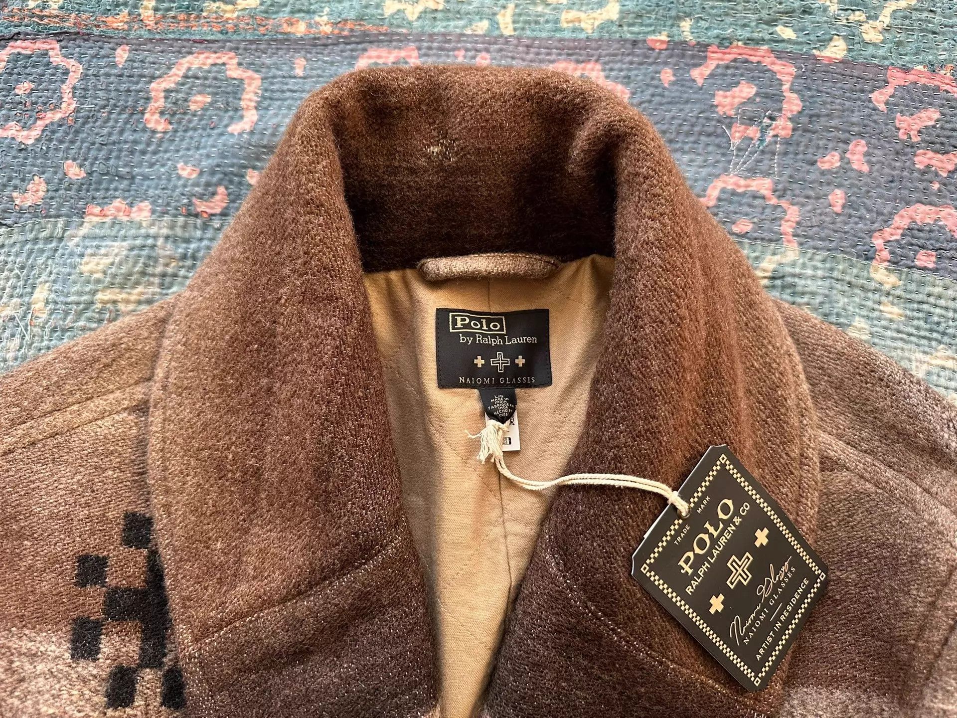 Polo Ralph Lauren Polo RL x Naomi Glasses Navajo Overcoat L Size L / US 10 / IT 46 - 3 Thumbnail