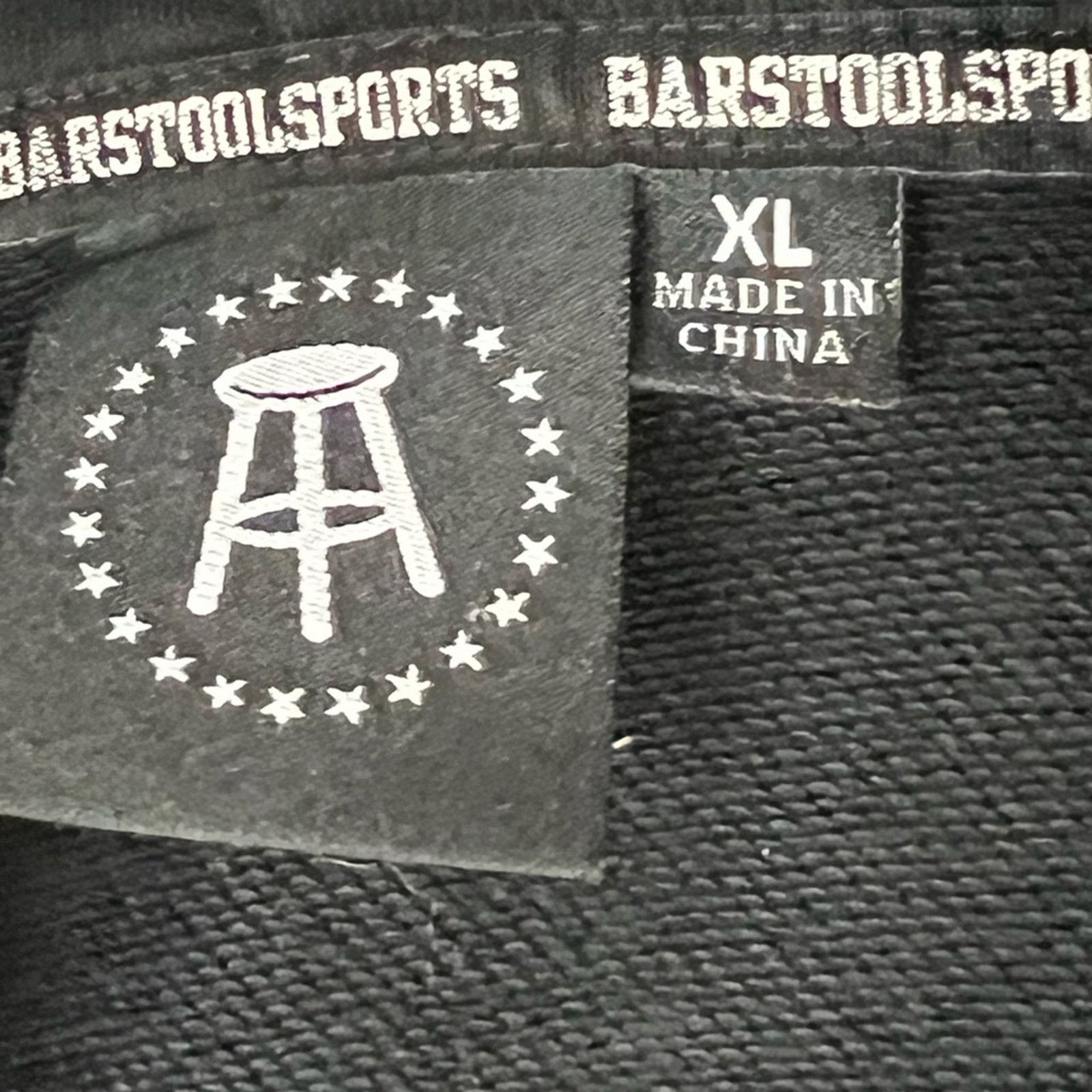 Other Barstool Sports Full Zip Hoodie Viva Black EMBROIDERED SZ XL Size US XL / EU 56 / 4 - 5 Thumbnail