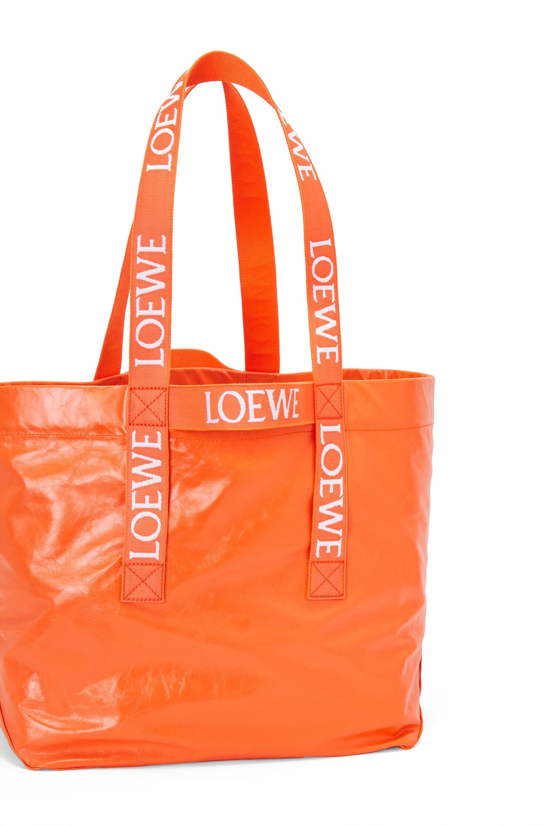Loewe o1in1g0426 Size: OS / Fold Shopper Bag in Orange Size ONE SIZE - 6 Thumbnail