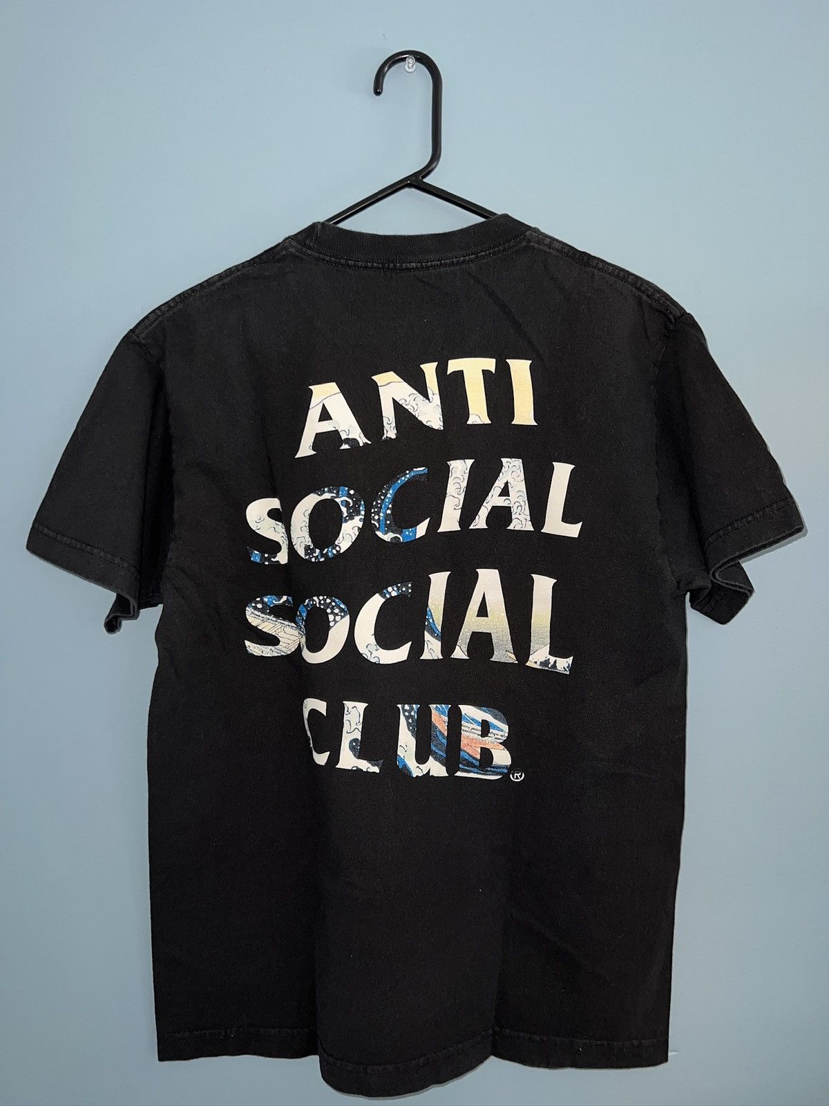 Anti Social Social Club ASSC Hokusai Wave Logo Tee Size US M / EU 48-50 / 2 - 2 Thumbnail