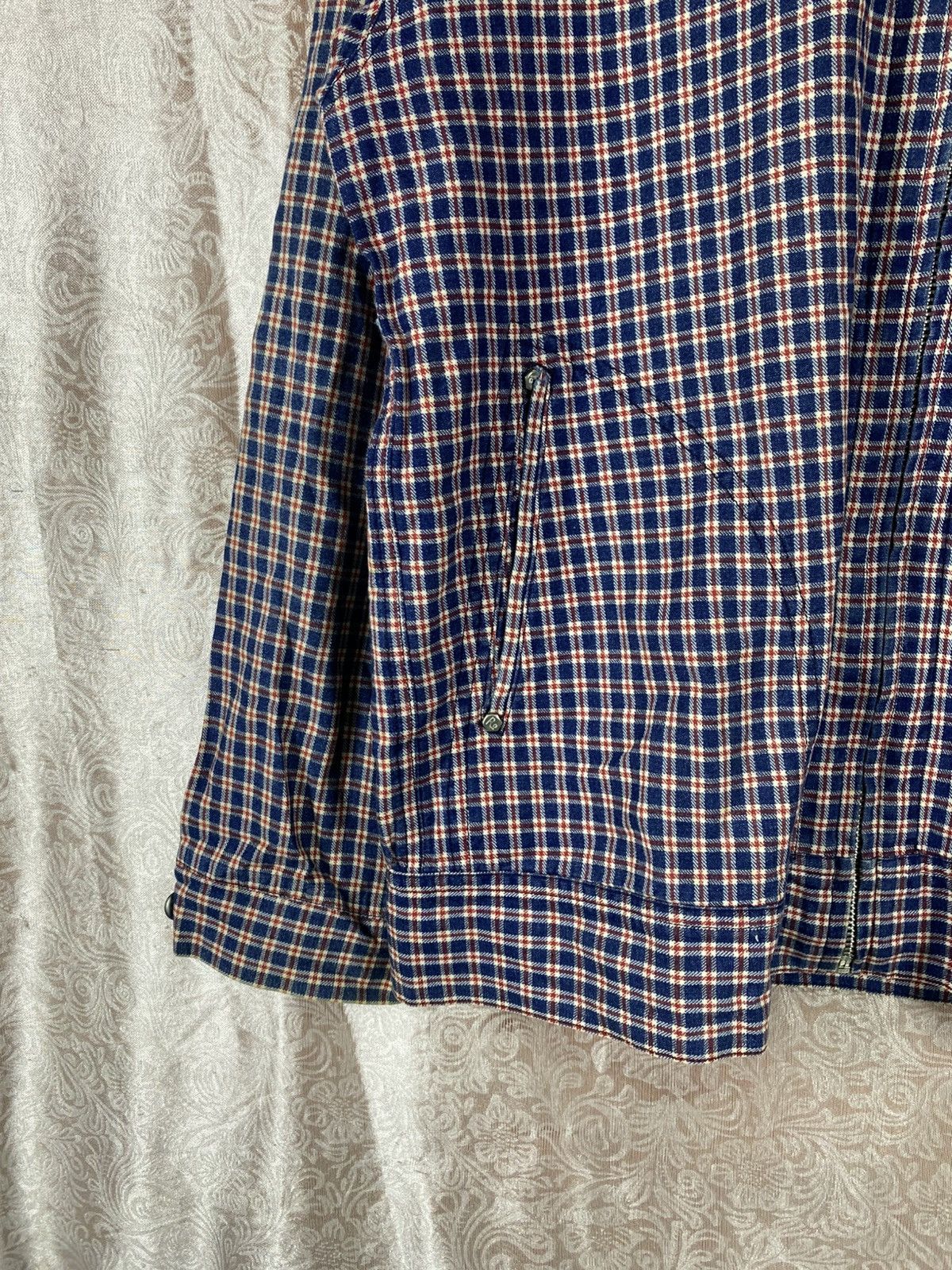Japanese Brand Rotar Clothing Plaid Zip Jacket Insane Wear Japan Streetwear Size US L / EU 52-54 / 3 - 7 Thumbnail
