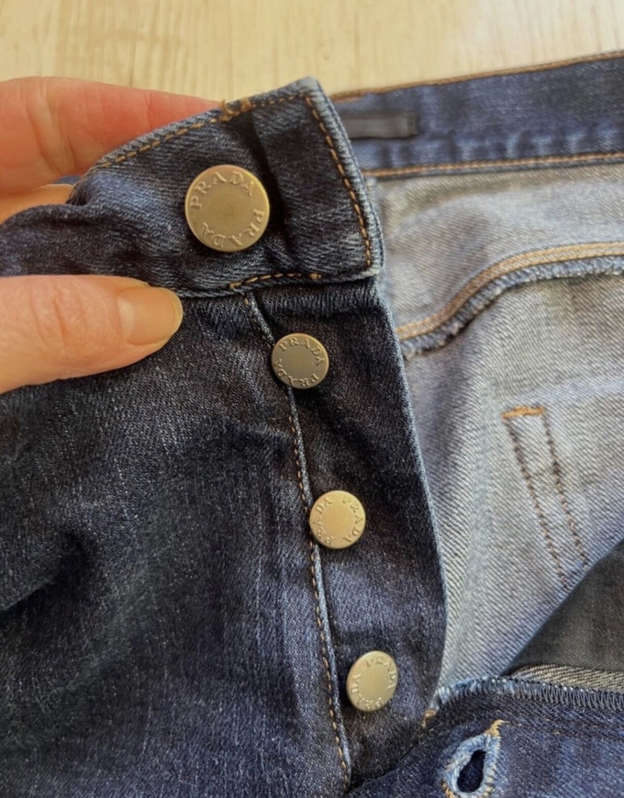 Prada Prada Straight Leg Jeans Size 32 | Dark Wash Size US 32 / EU 48 - 10 Thumbnail
