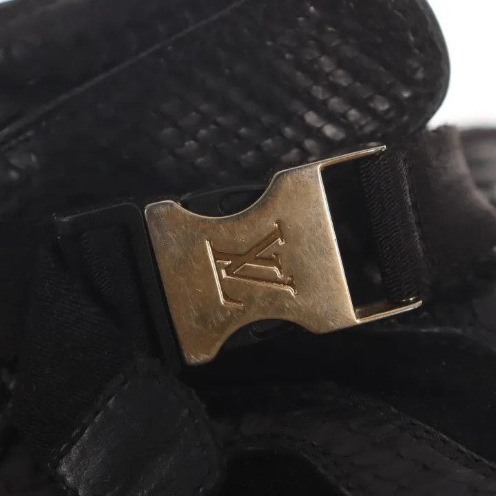 Louis Vuitton Louis Vuitton Black High-Top Sneakers -2508 Size US 7.5 / EU 40-41 - 4 Thumbnail