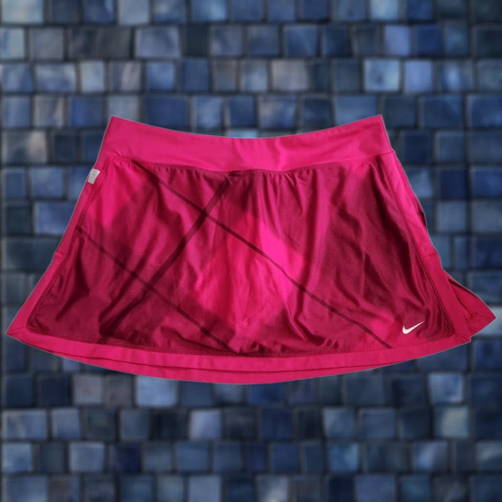 Nike Nike Dri-Fit Womens L Skort Pink Stretch Skirt Shorts Bottoms Size 36" / US 14 / IT 50 - 1 Thumbnail