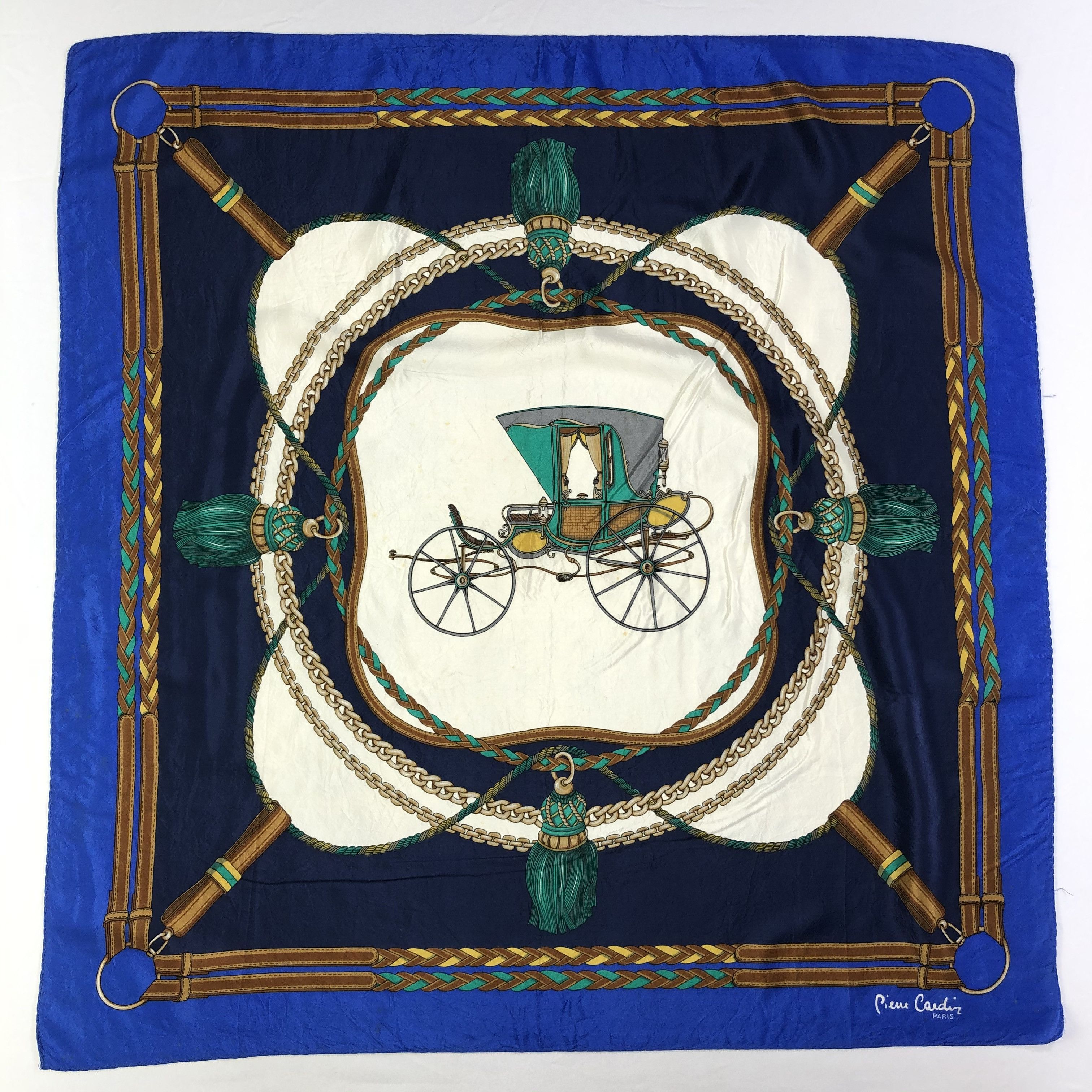 Pierre Cardin × Vintage Vintage Pierre Cardin Silk Scarf Size ONE SIZE - 2 Thumbnail