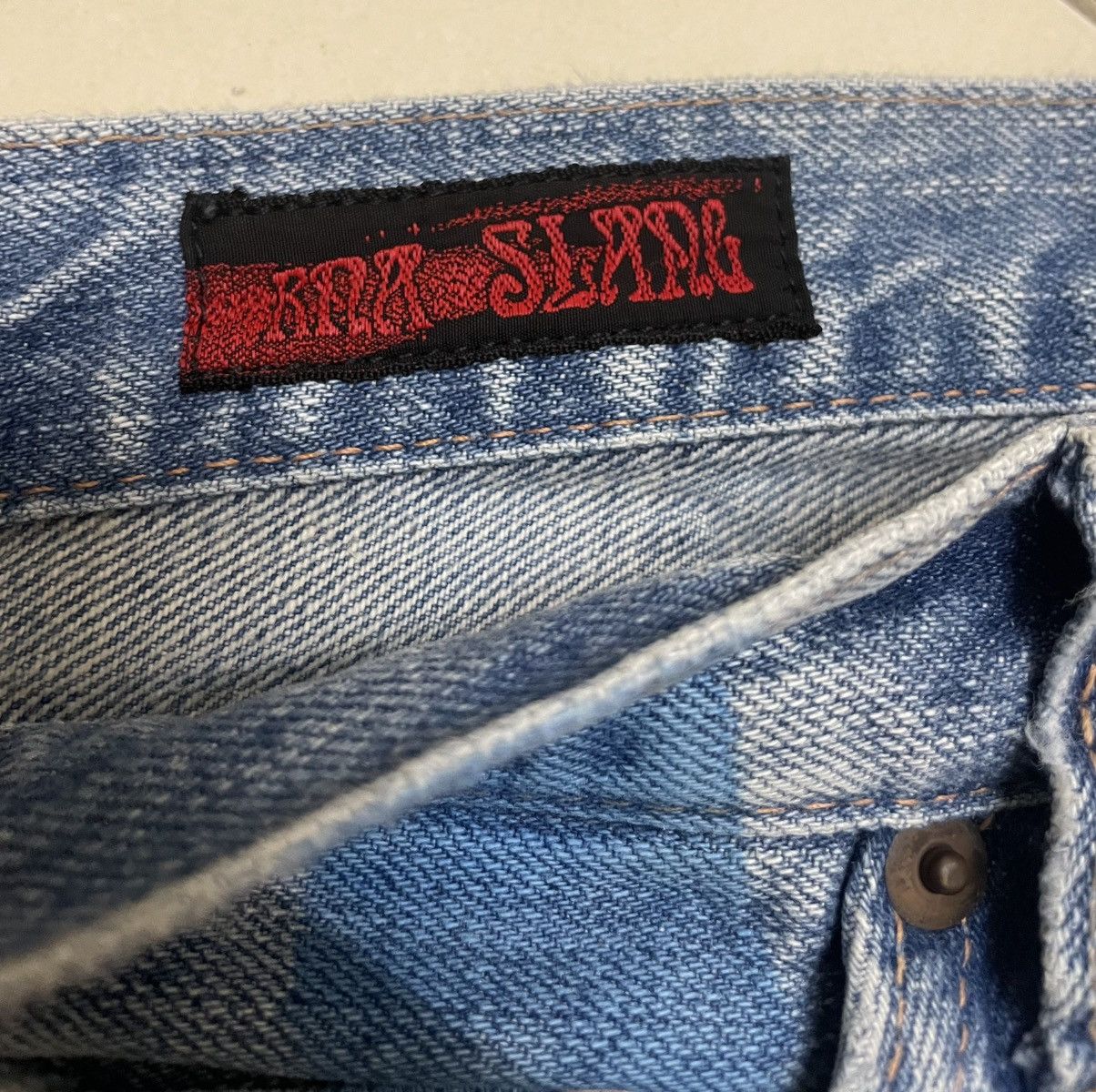 Japanese Brand RNA inc Slang Multicolor Paint Geometric Distressed Denim Size US 29 - 8 Thumbnail