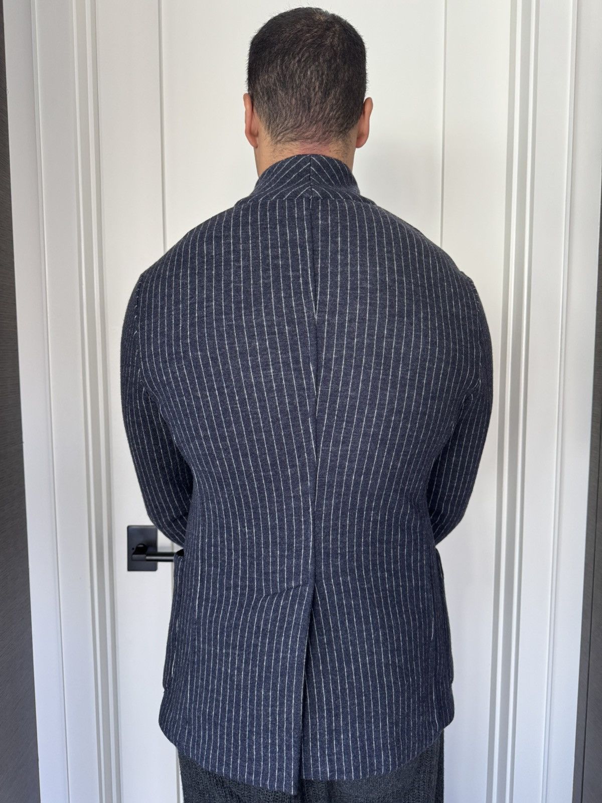 Barena Blue pinstripe blazer Size 40R - 13 Thumbnail