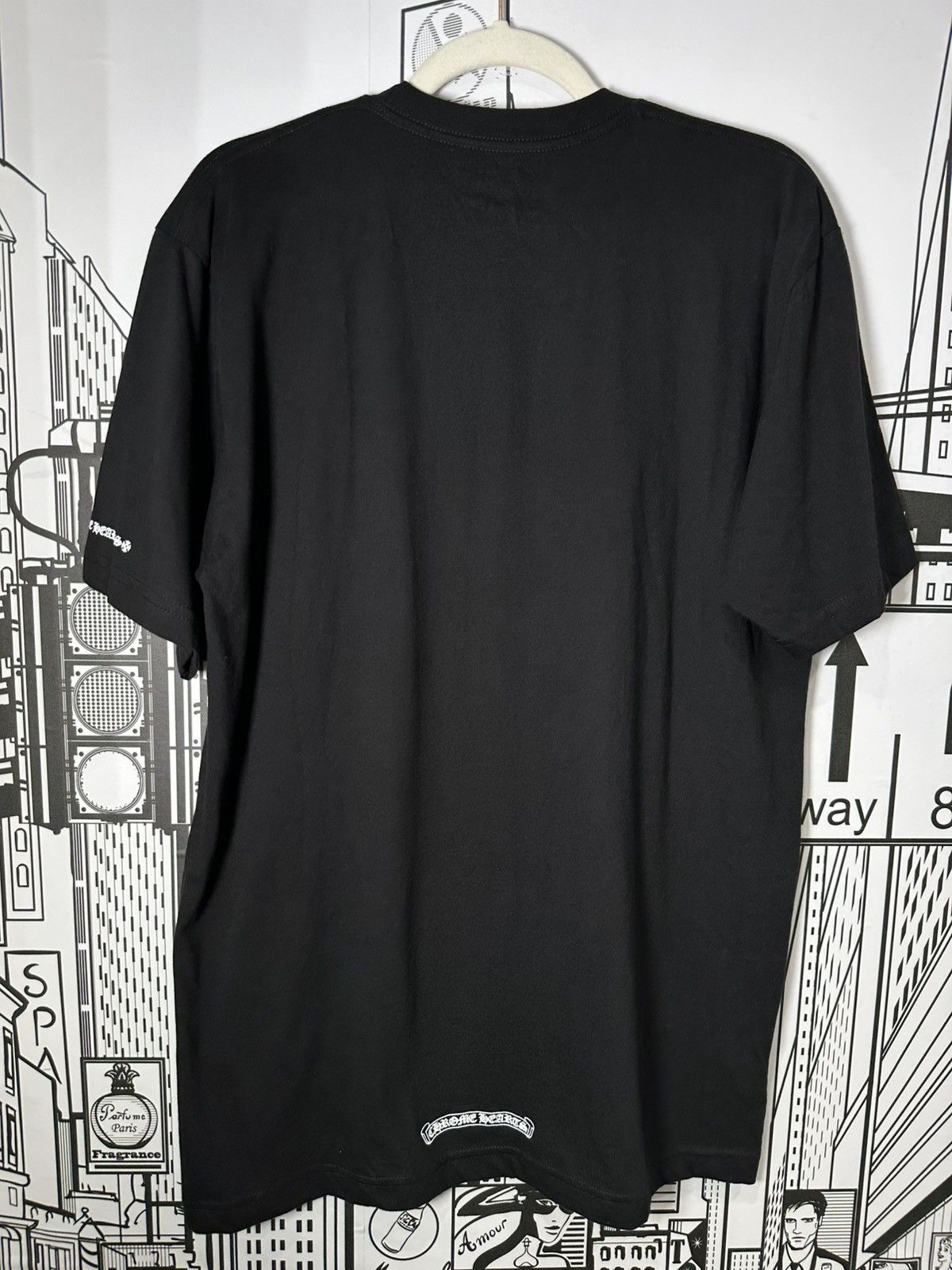 Chrome Hearts Chrome Hearts Neck Logo Tee Large Black Size US L / EU 52-54 / 3 - 7 Thumbnail