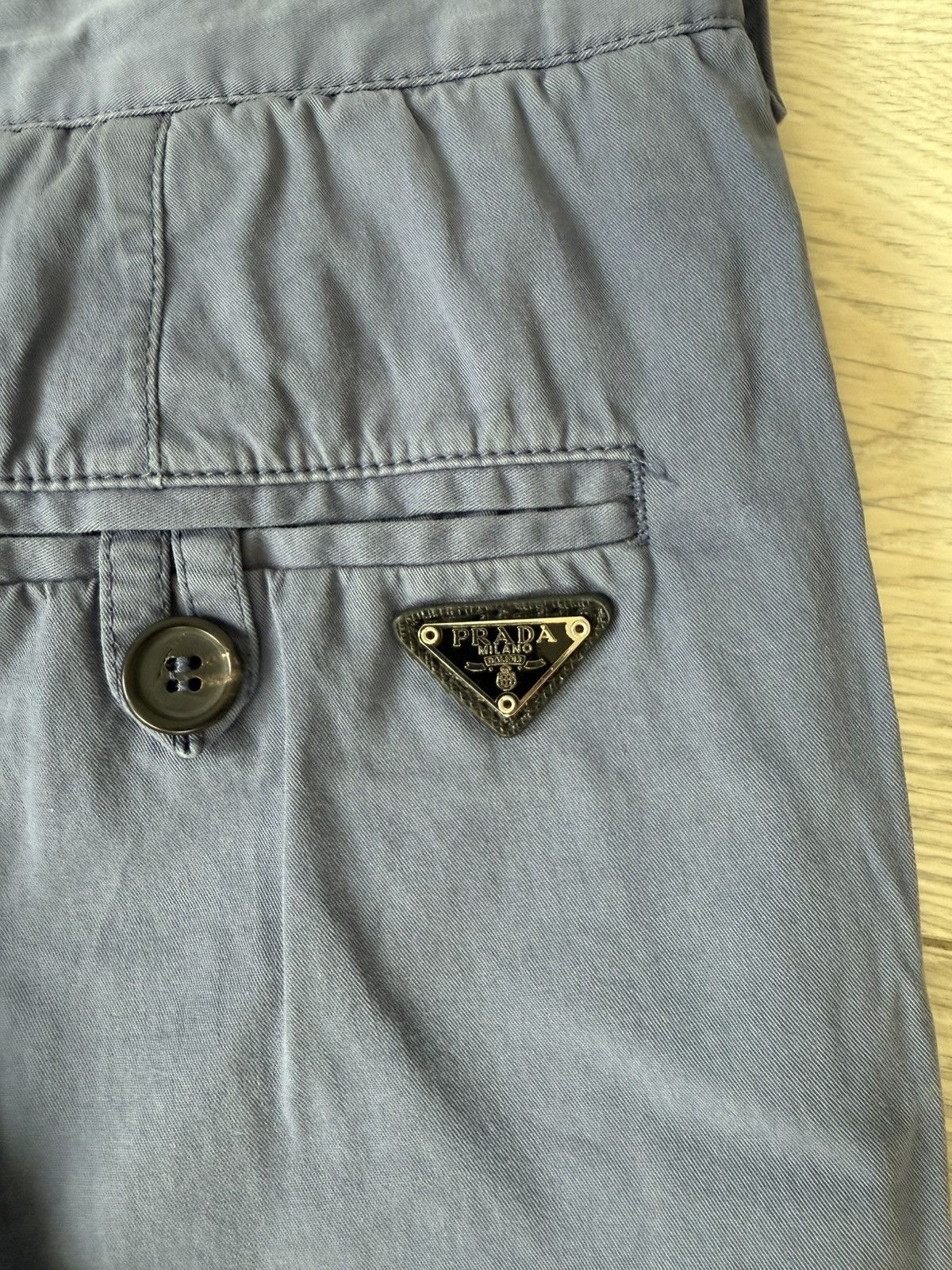 Prada Prada Metal Logo Pants Size US 36 / EU 52 - 1 Thumbnail