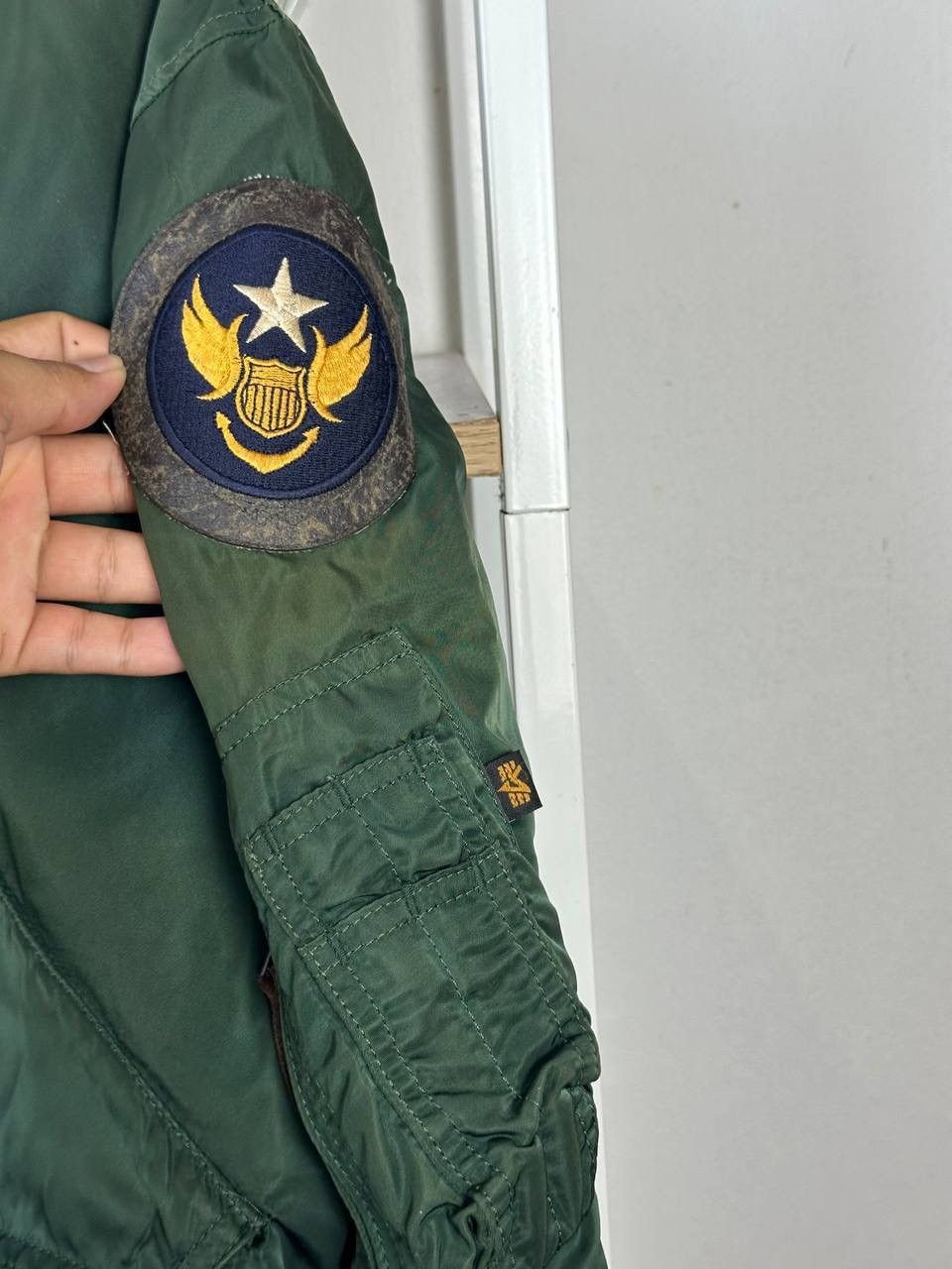Alpha Industries × Vintage Vintage Alpha Industries Bomber Flyer’s CWU-45P (Pit 26) Size US L / EU 52-54 / 3 - 6 Thumbnail