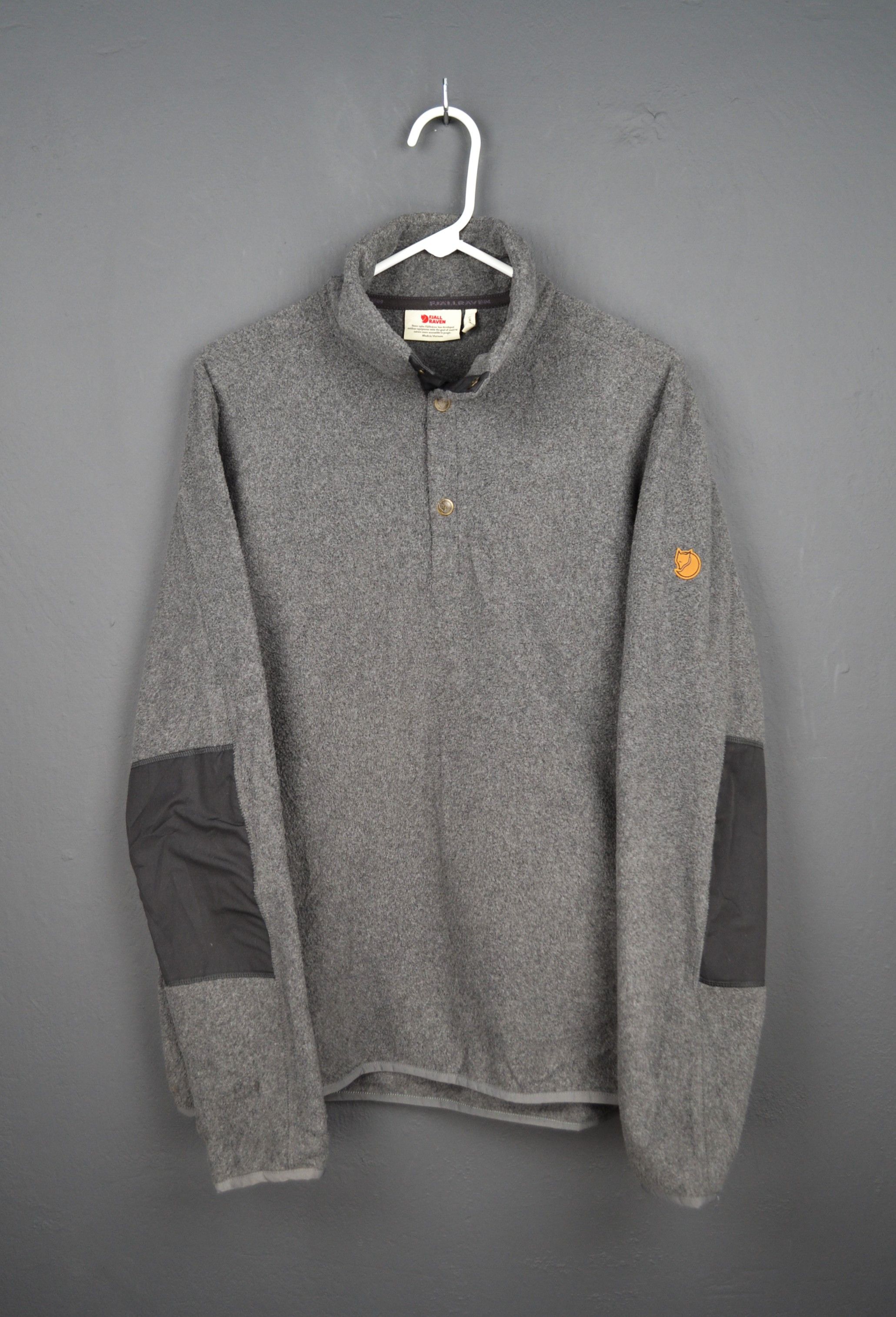Fjallraven Fjallraven Ovik Fleece Sweater Jumper Mens size L Gray Size US L / EU 52-54 / 3 - 2 Thumbnail