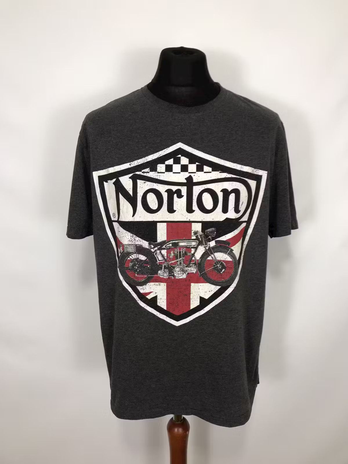 Norton × Vintage Vintage Norton t-shirt Size US XL / EU 56 / 4 - 1 Thumbnail